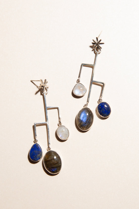 Trio Azul Mobile Earrings