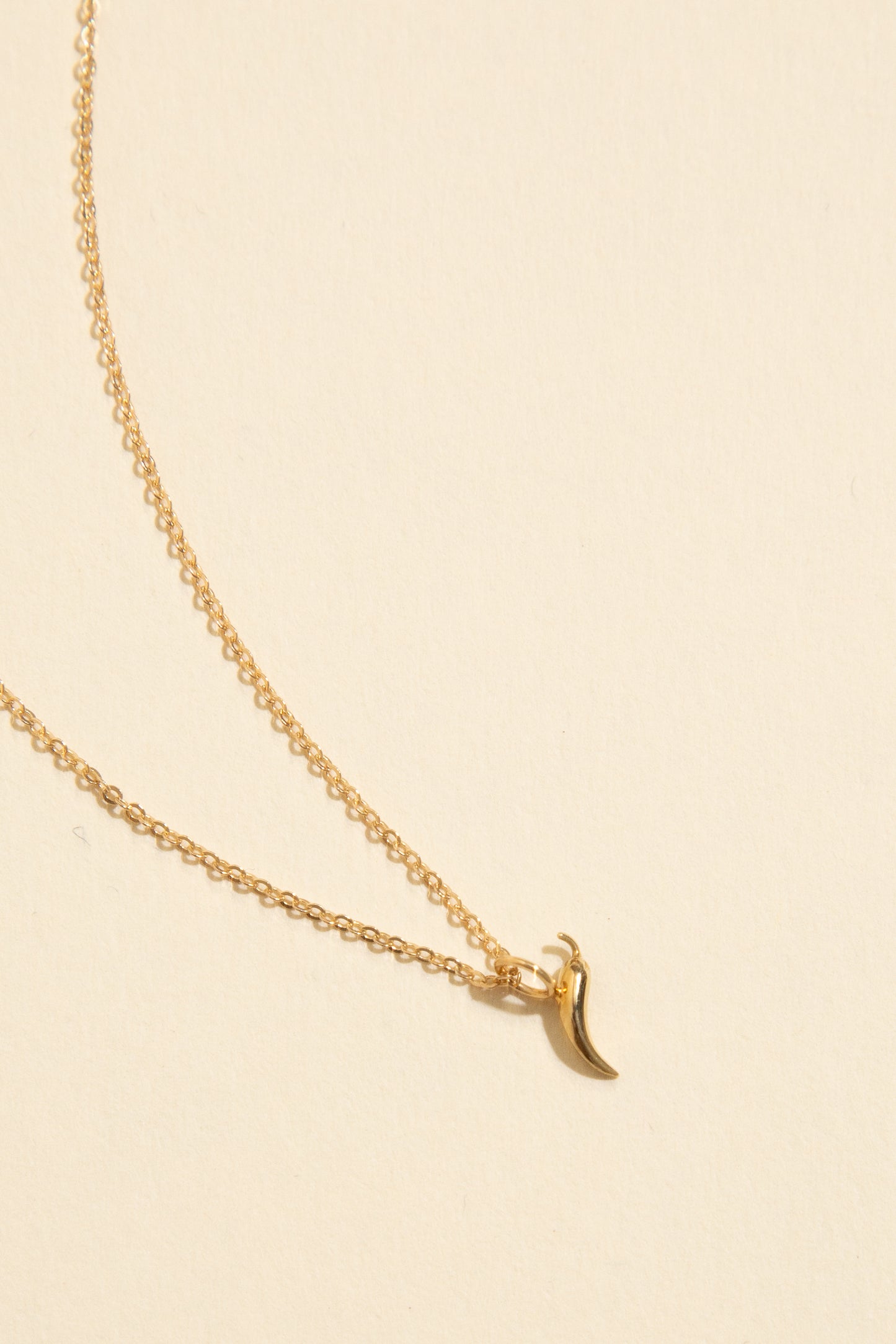 14K Mini Chile Necklace