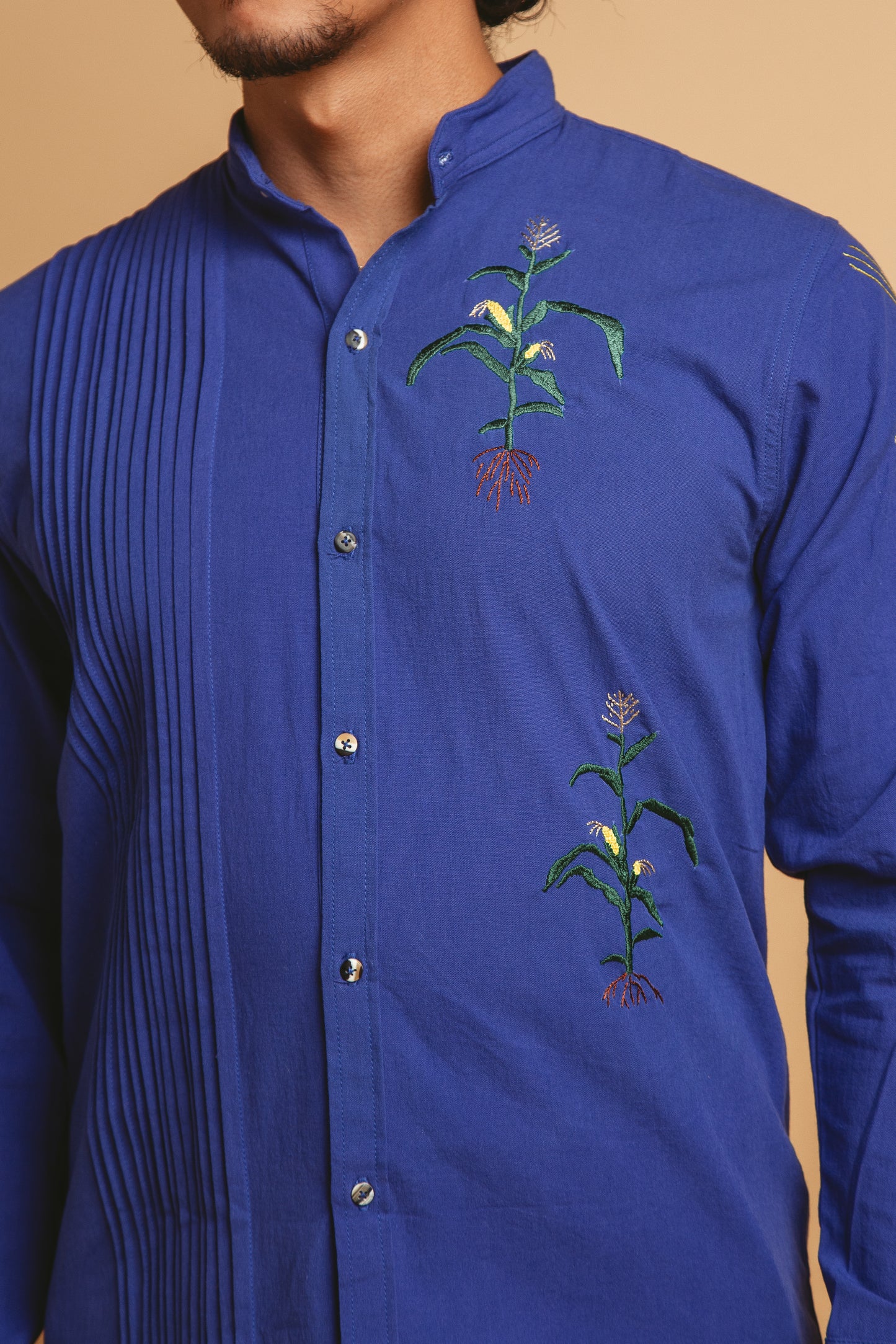 "Maíz" Button-Down Shirt