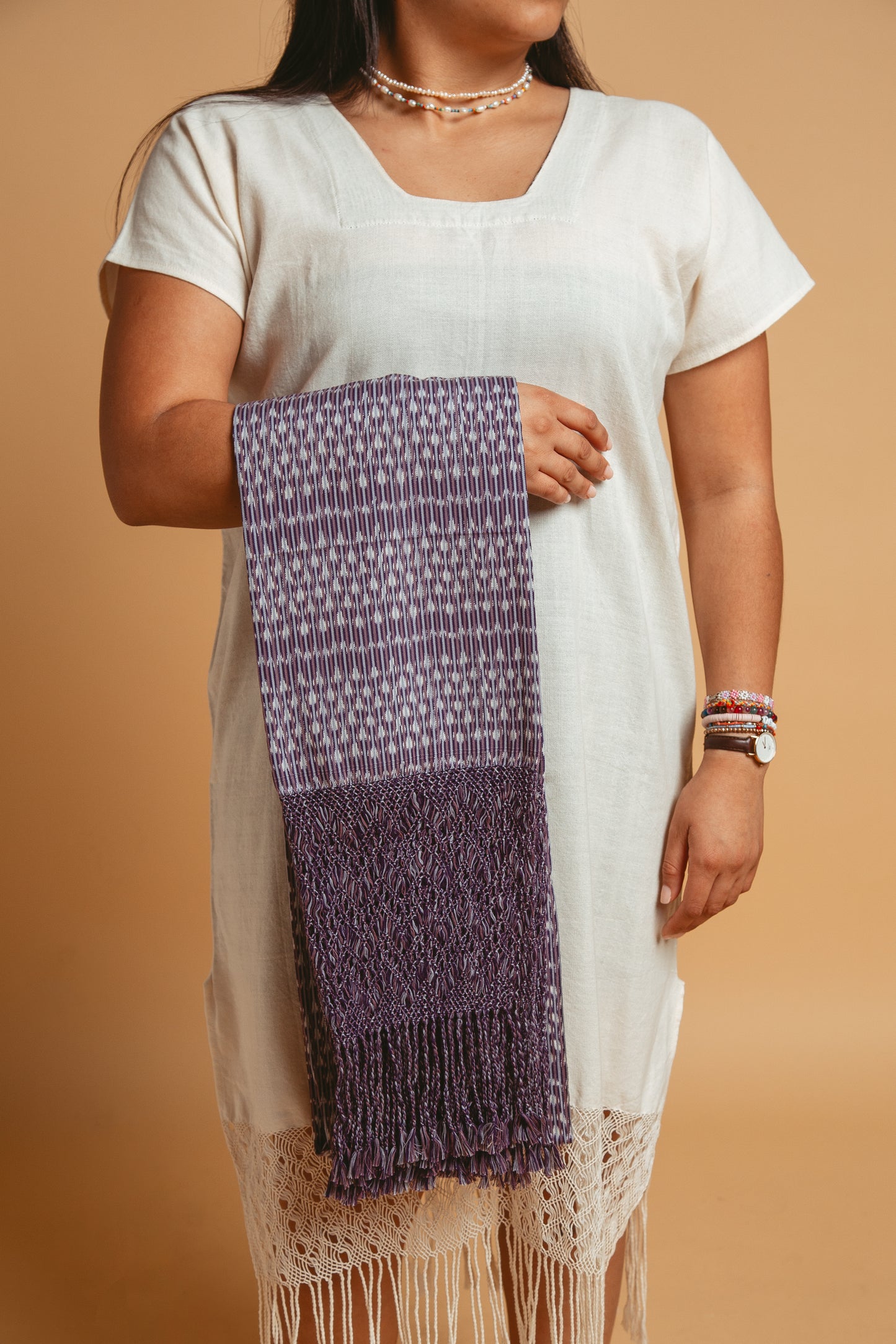 Large Rebozo - Morado