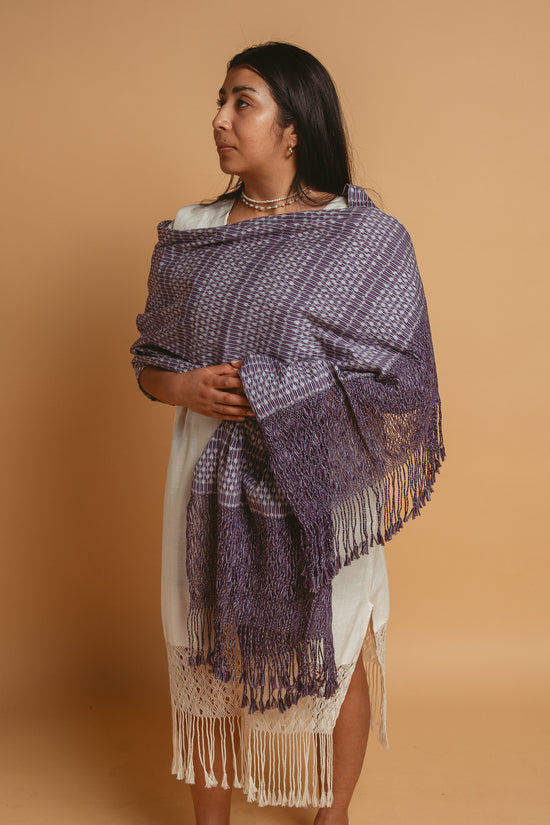 Large Rebozo - Morado
