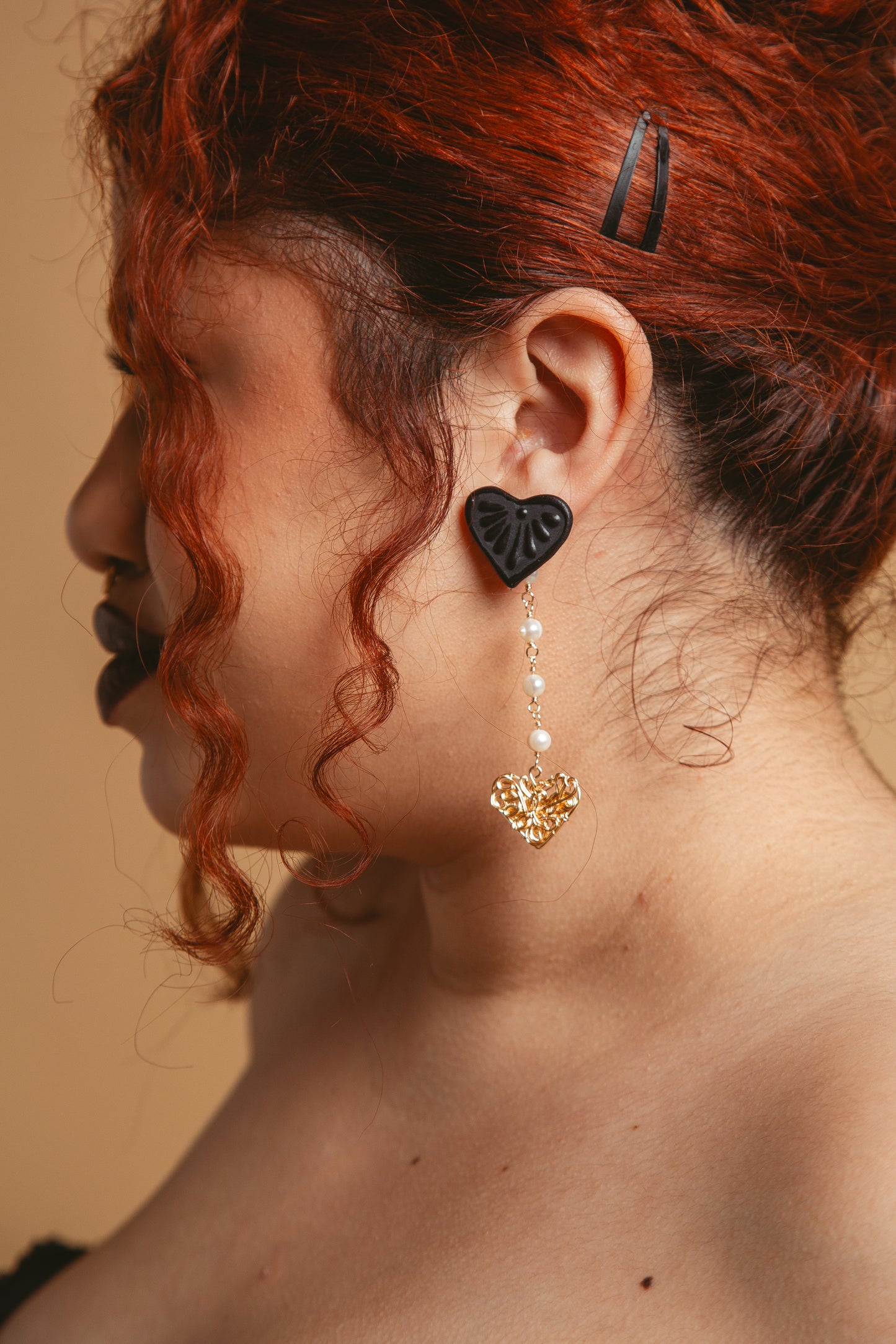 Corazón Talavera Drop Earrings