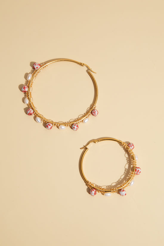 Talavera Hoop Earrings
