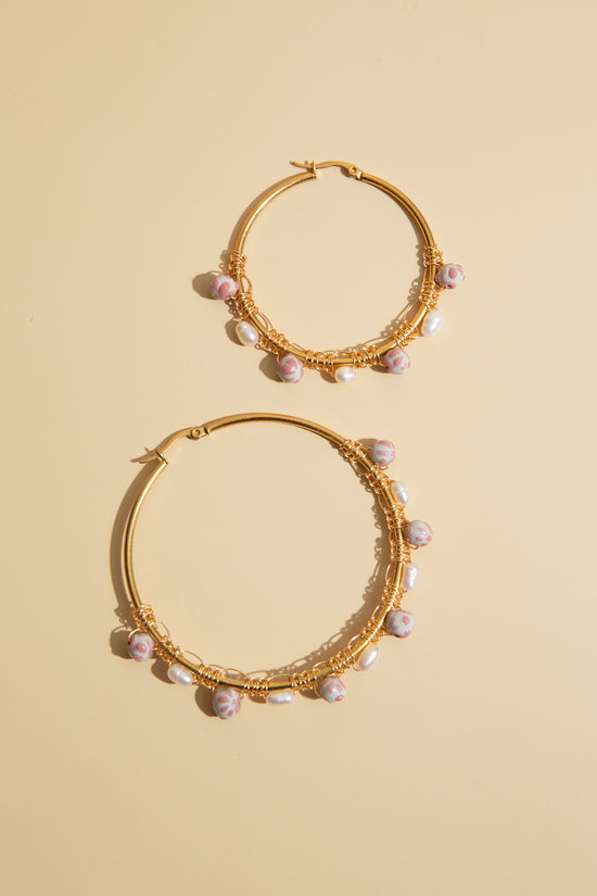 Talavera Hoop Earrings
