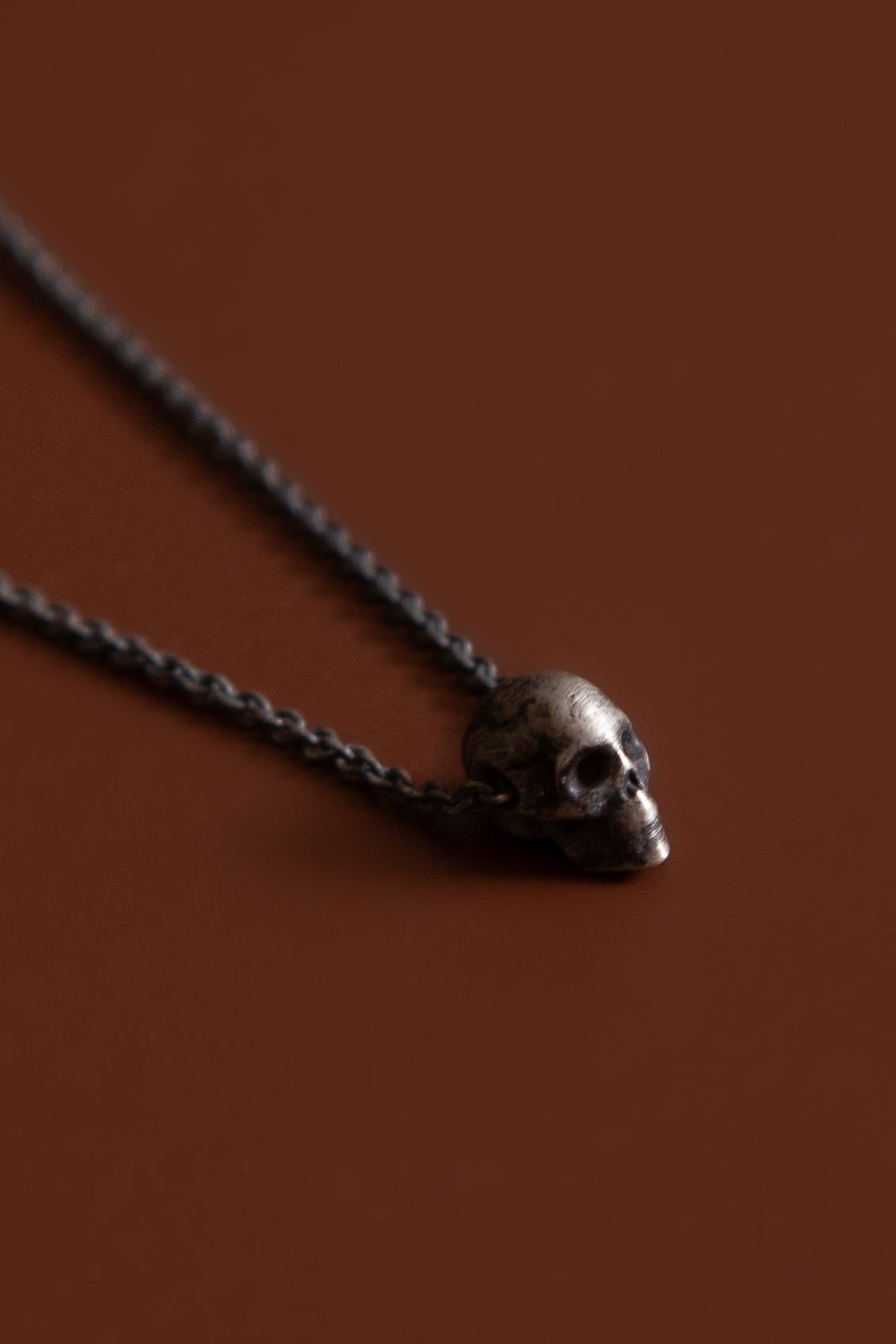 Mini Silver Skull Pendant