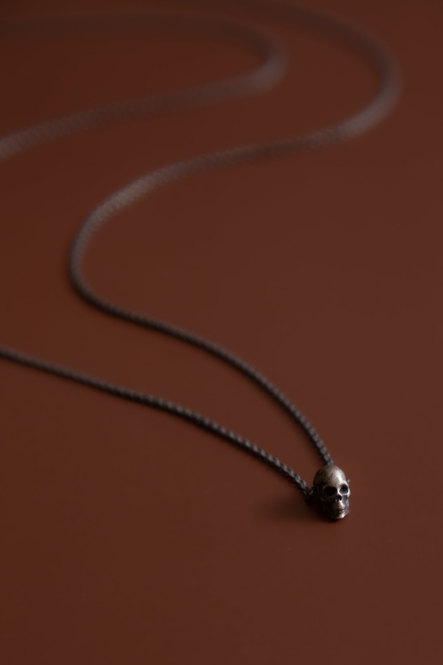Mini Silver Skull Pendant