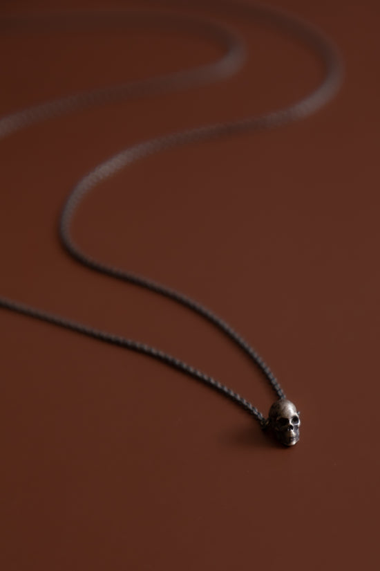 Mini Silver Skull Pendant