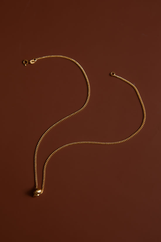 Mini Golden Skull Pendant