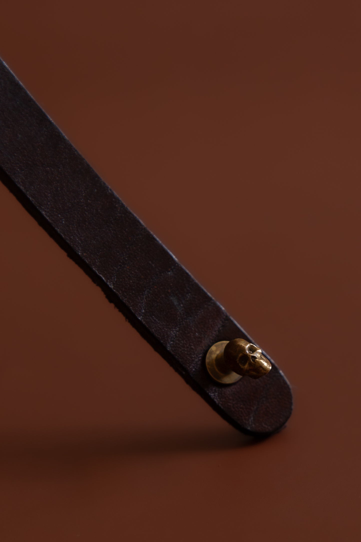 Mini Skull Leather Bracelet