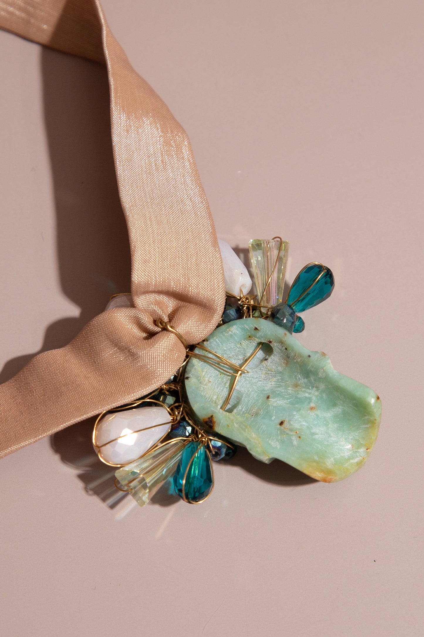 Large Turquoise Skull Necklace