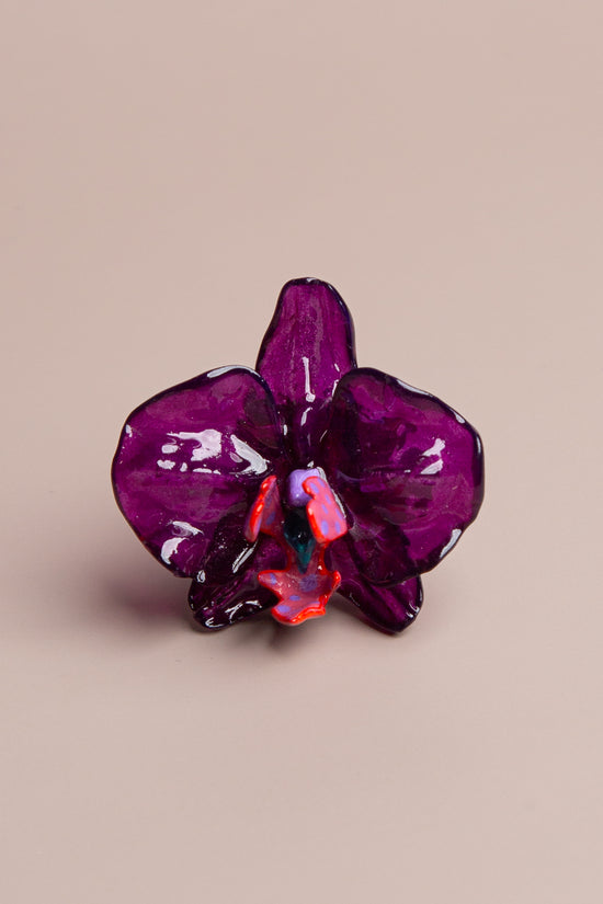 Purple Orchid Medium Ring