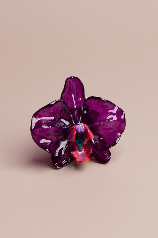 Purple Orchid Medium Ring