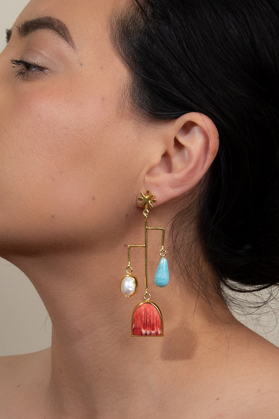 Load image into Gallery viewer, Samana Mobile Earrings
