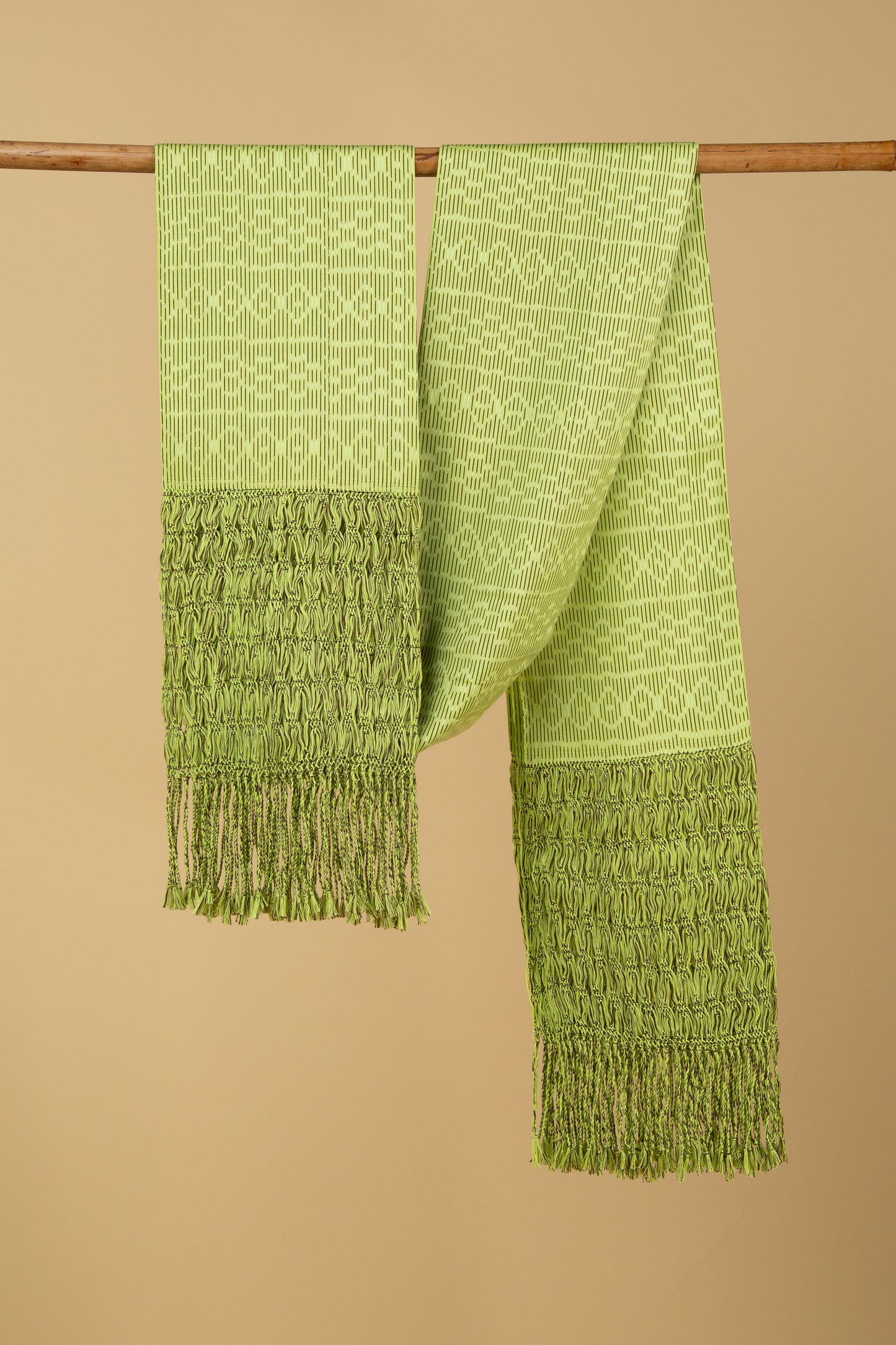 Large Rebozo - Chartreuse