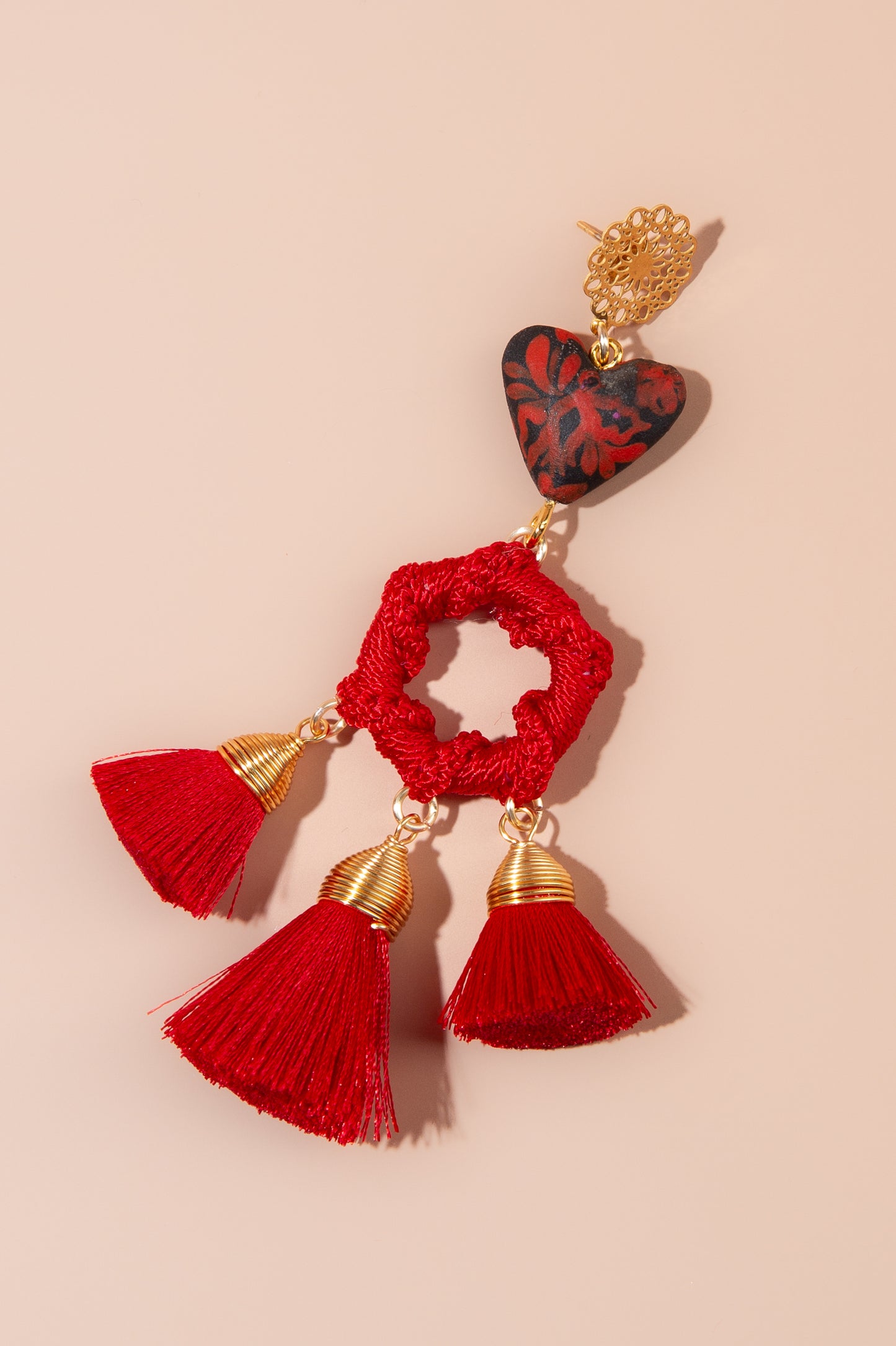 'Rubi' Copal Drop Earrings