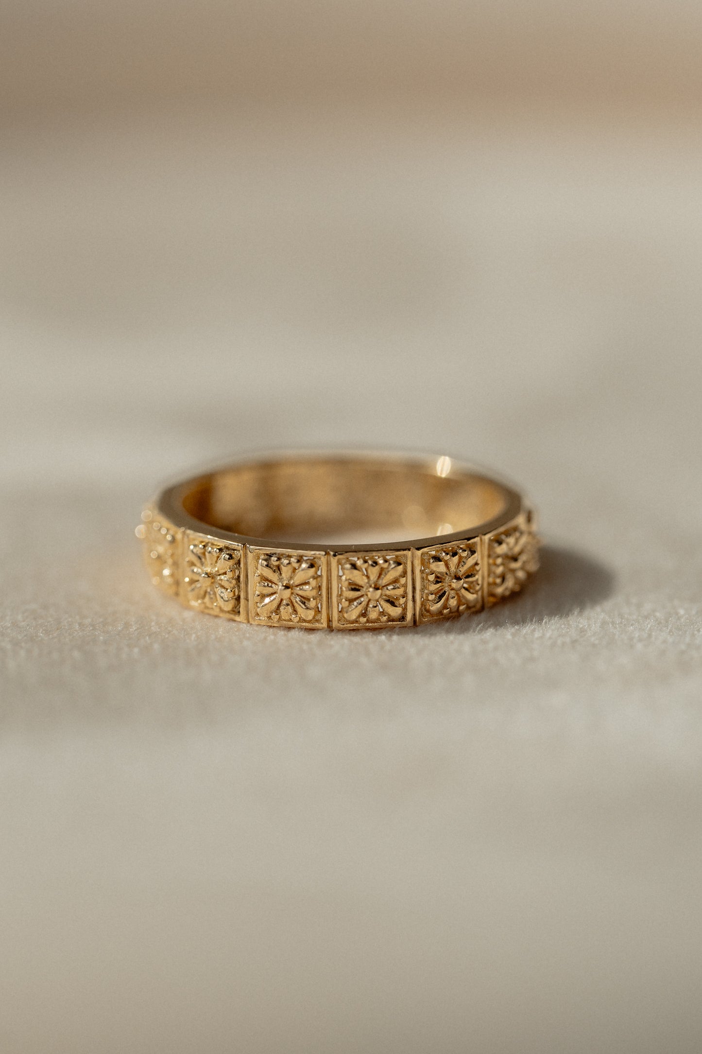 14K Flores Talavera Eternity Band