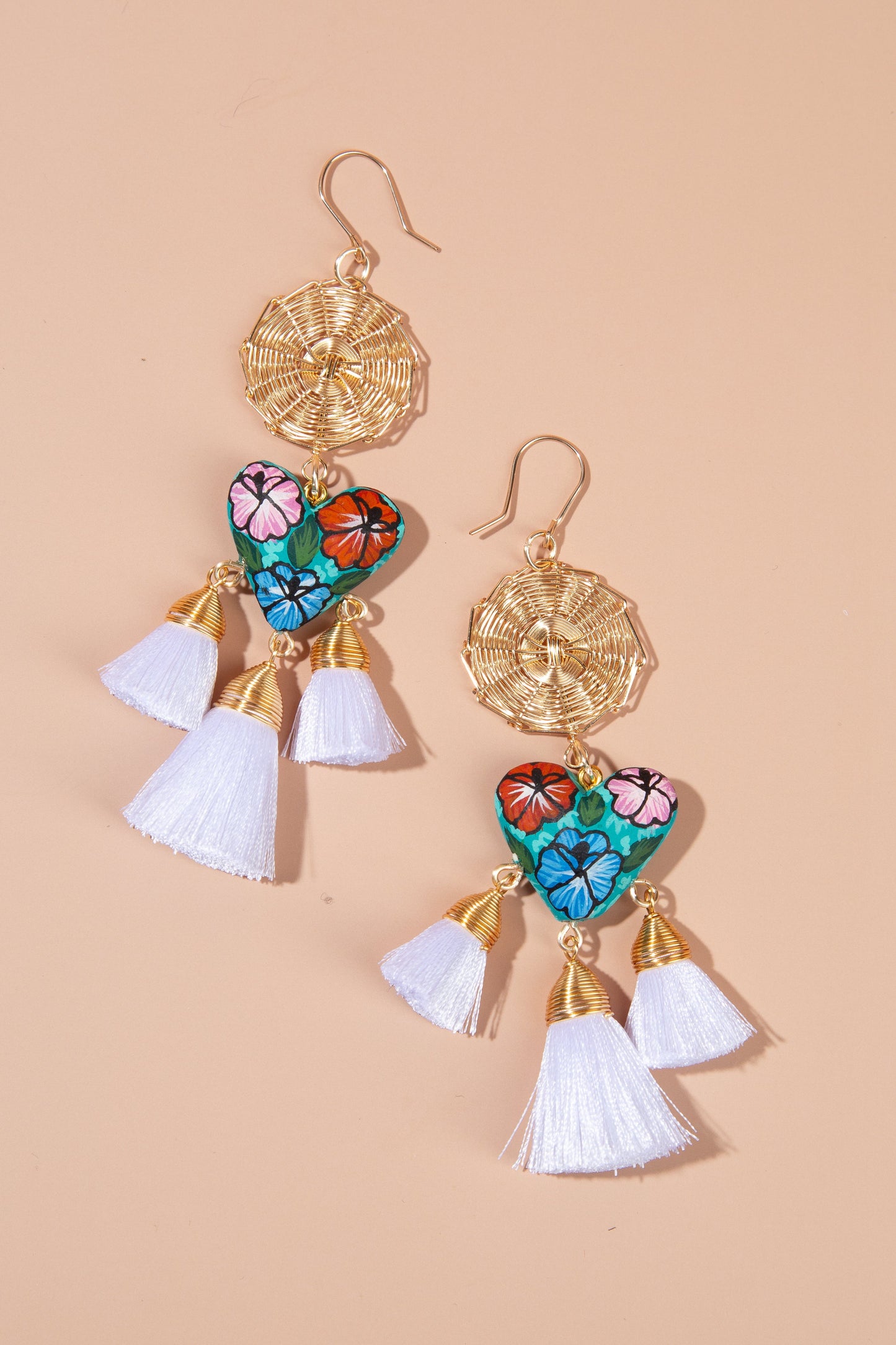 'Anahi' Copal Tassel Earrings - Cadena Collective