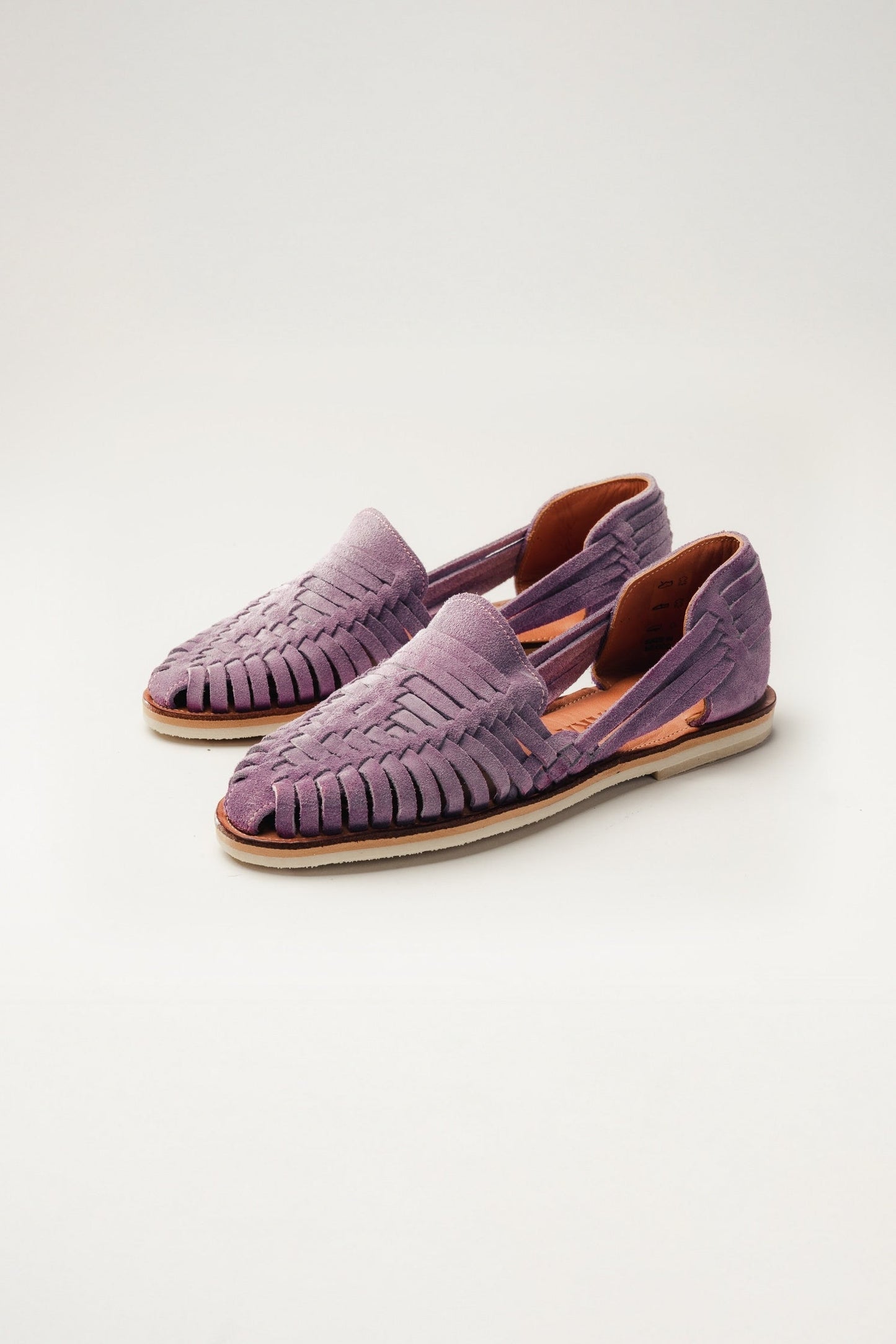 Andy Suede Huarache Sandal - Lilac - Cadena Collective