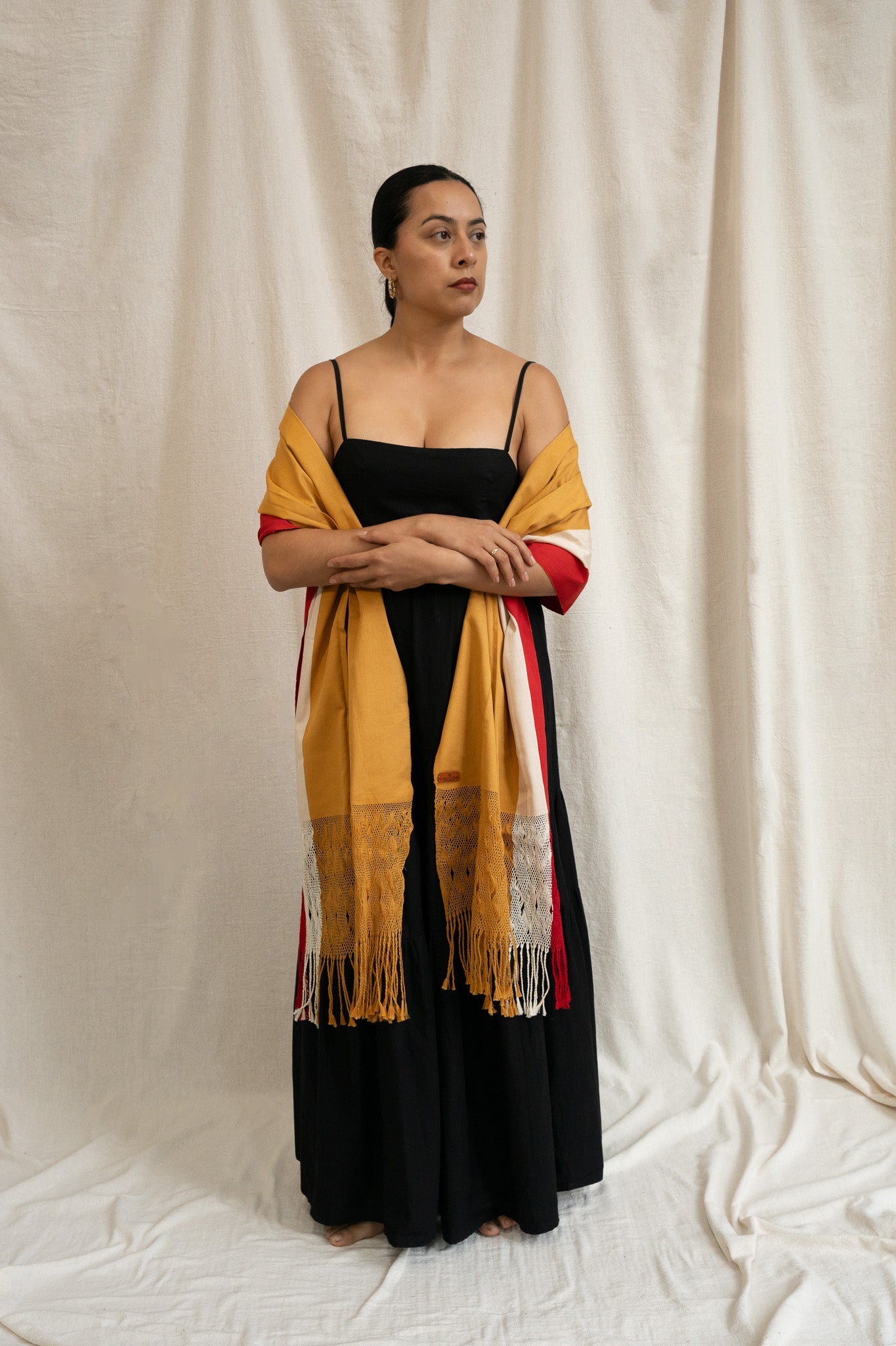 Atardecer Rebozo - Yellow - Cadena Collective