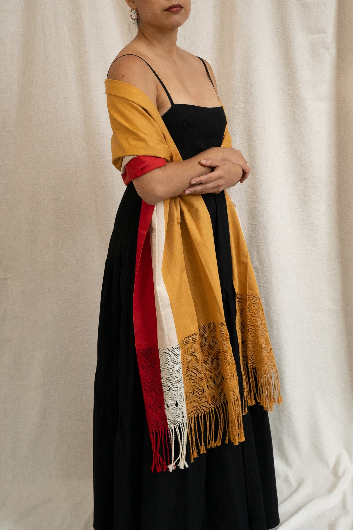 Atardecer Rebozo - Yellow - Cadena Collective