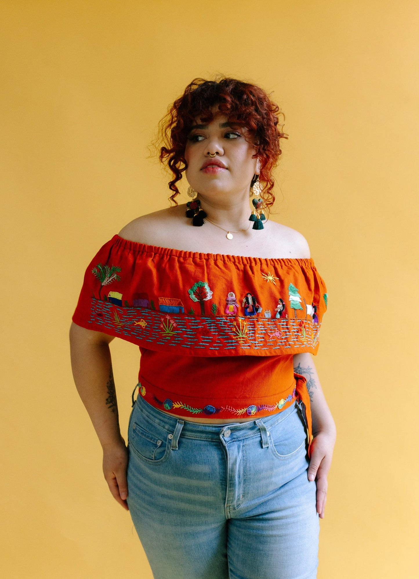 Blusa Campesina - Cadena Collective