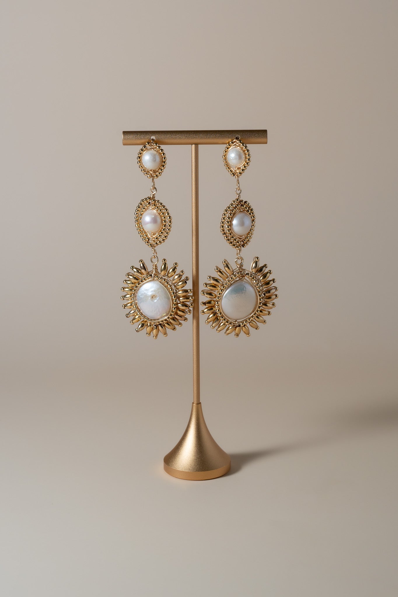 Celeste Pearl Drop Earrings - Cadena Collective