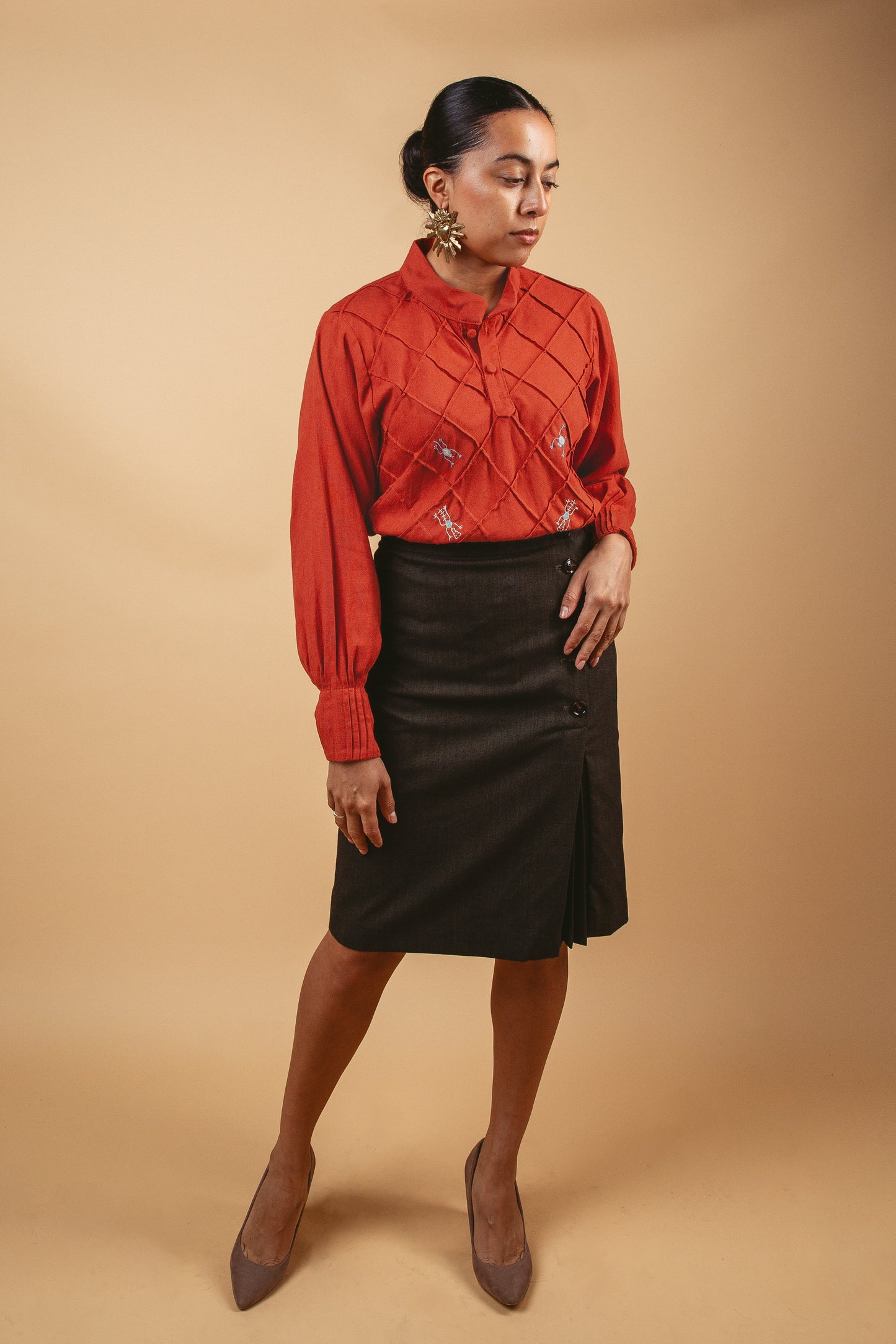 Cielo Top - Rust - Cadena Collective