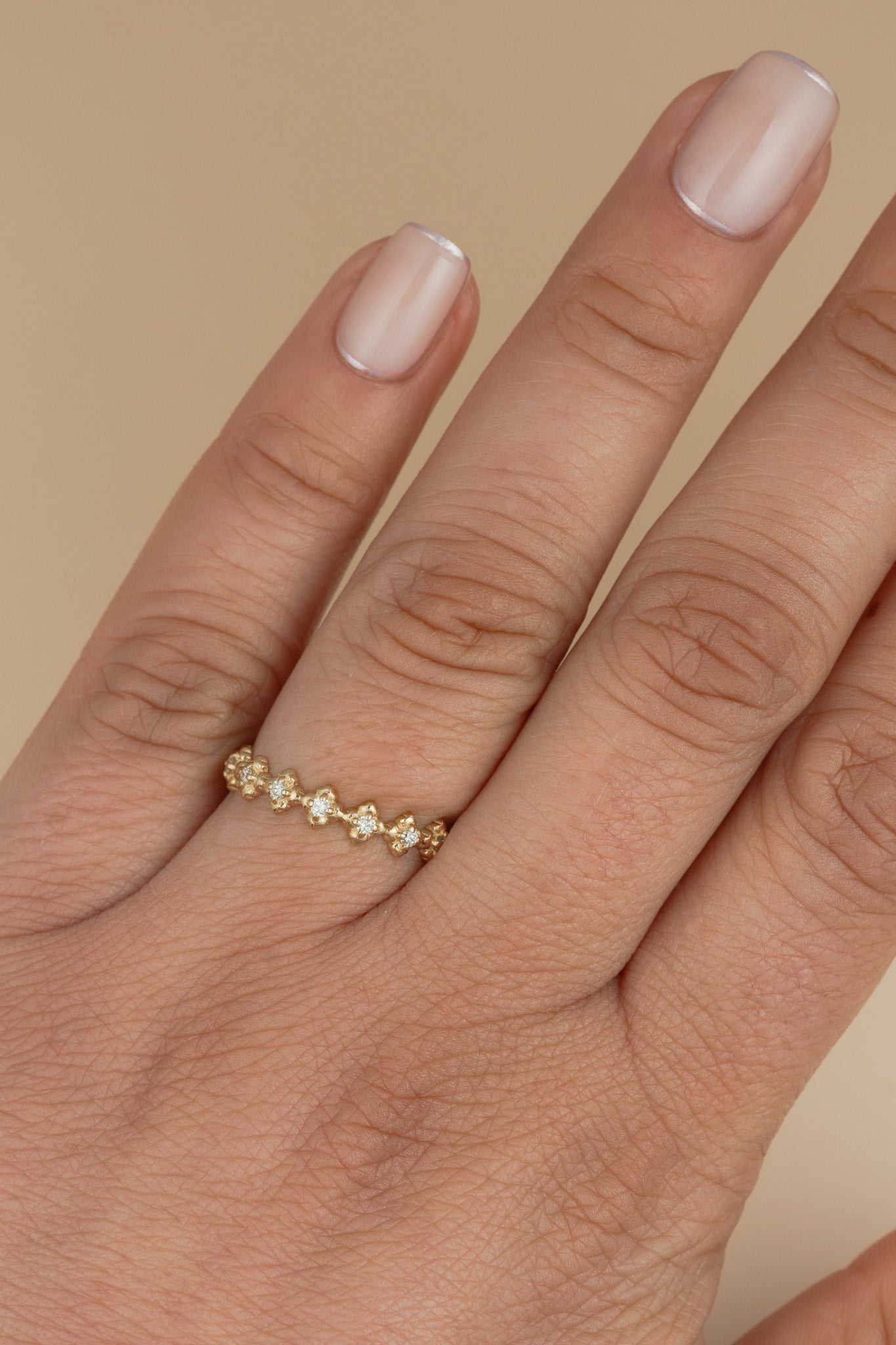 Diamond Eternity Mini Clover Talavera Band - Cadena Collective