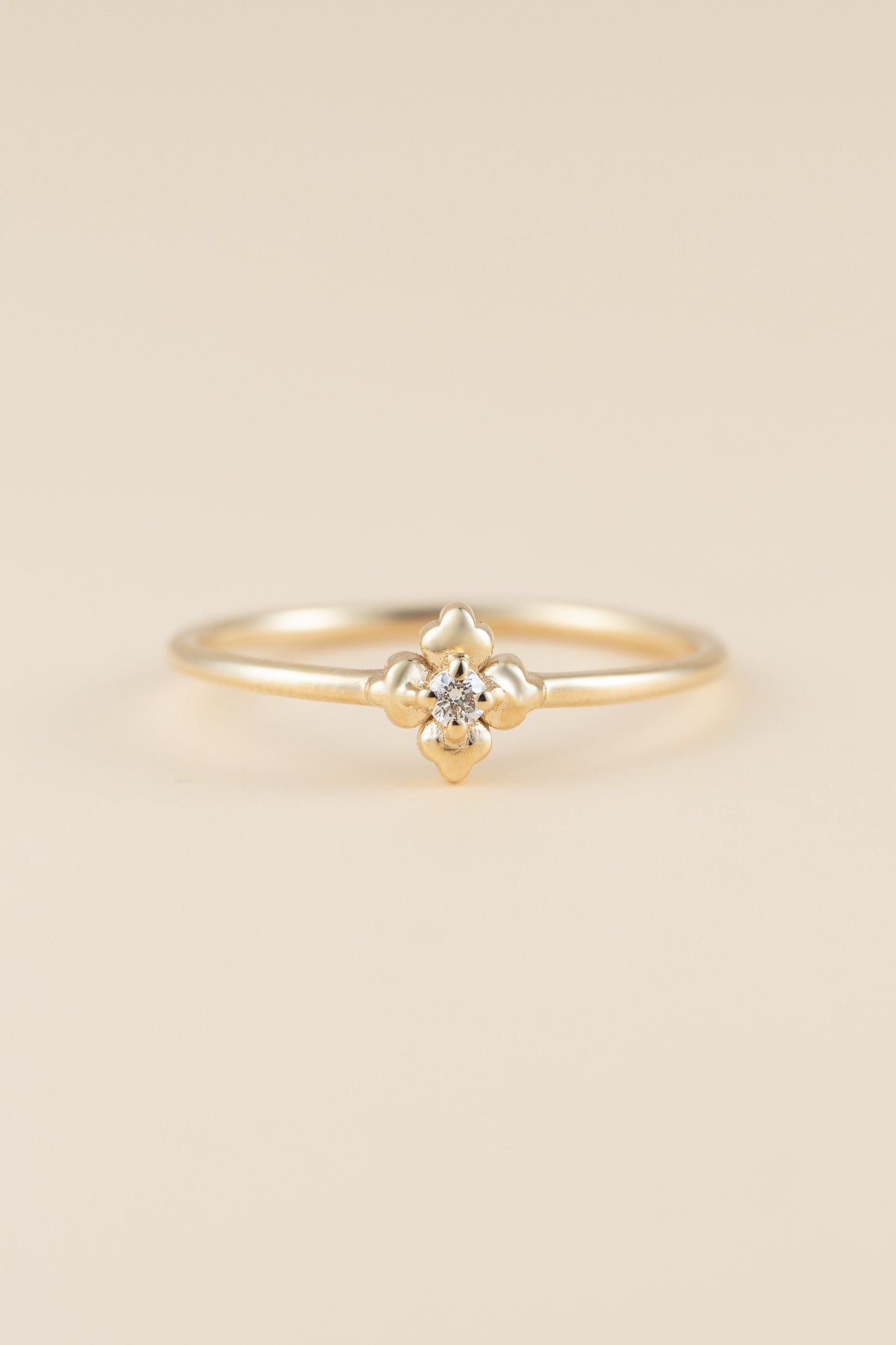 Diamond Mini Clover Talavera Ring - Cadena Collective