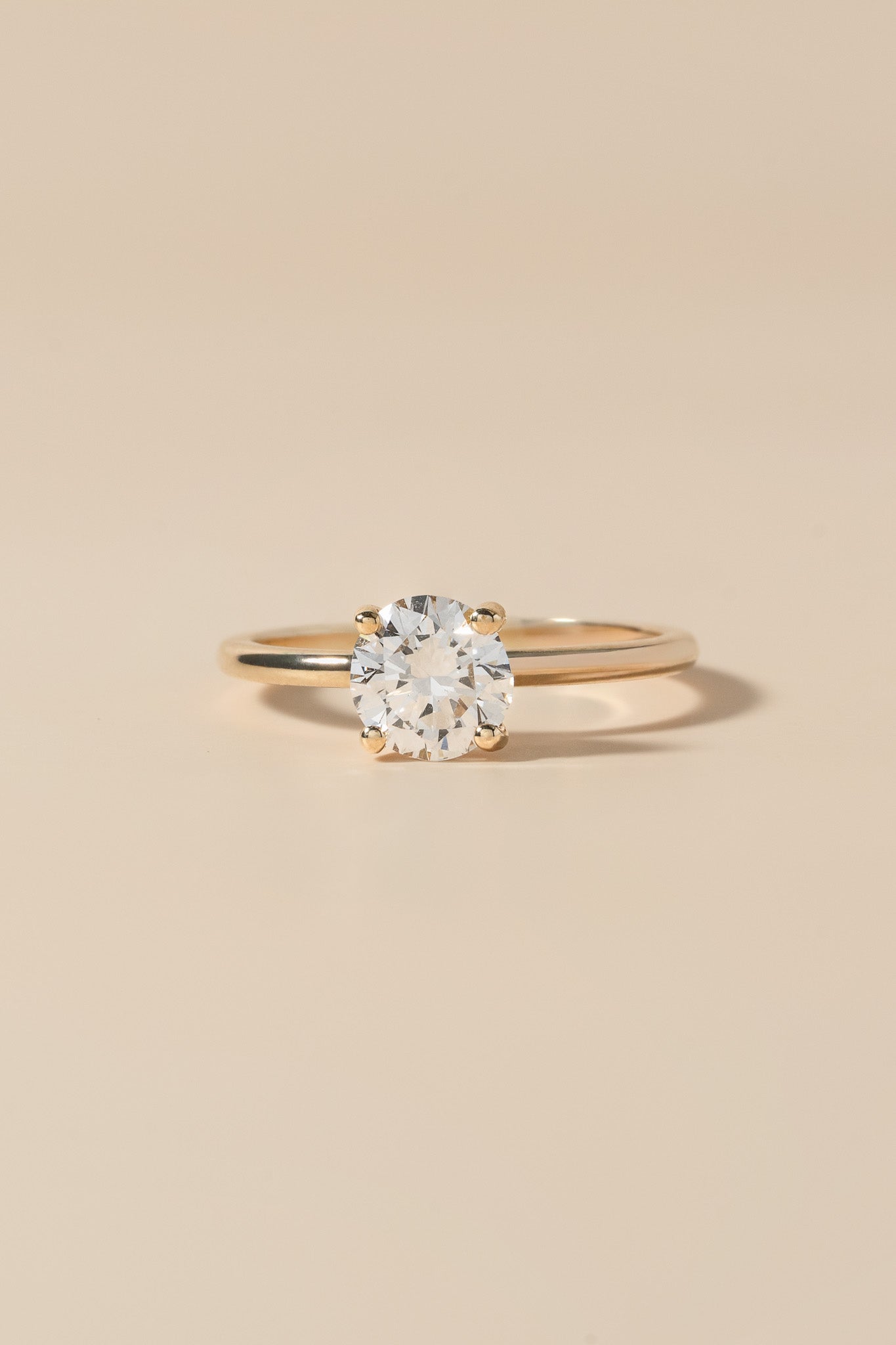 Round Diamond Solitaire Ring