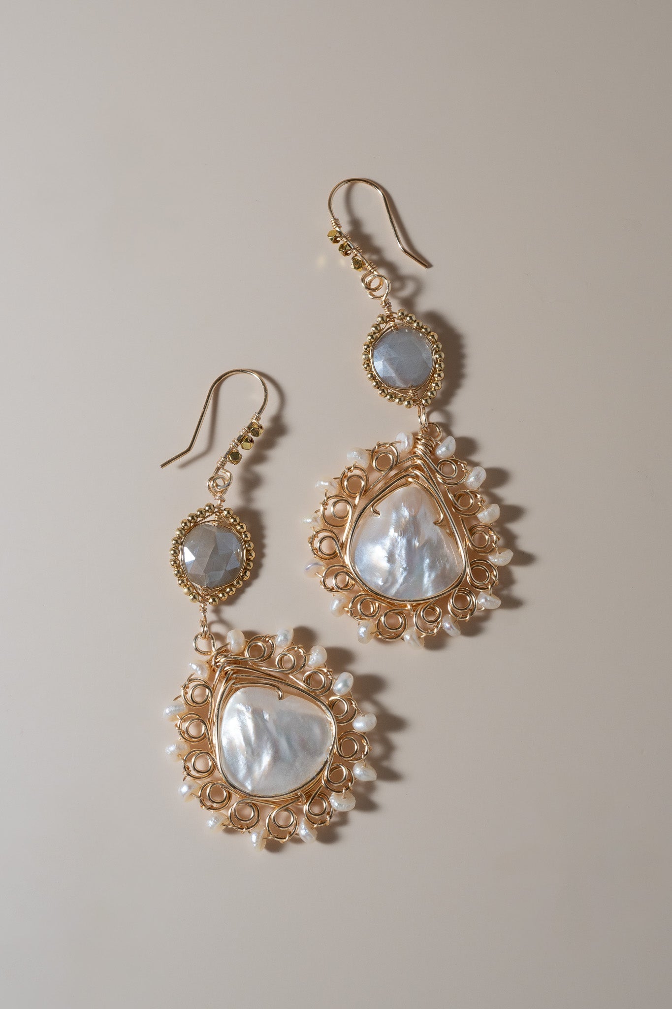 Elena Drop Earrings - Cadena Collective