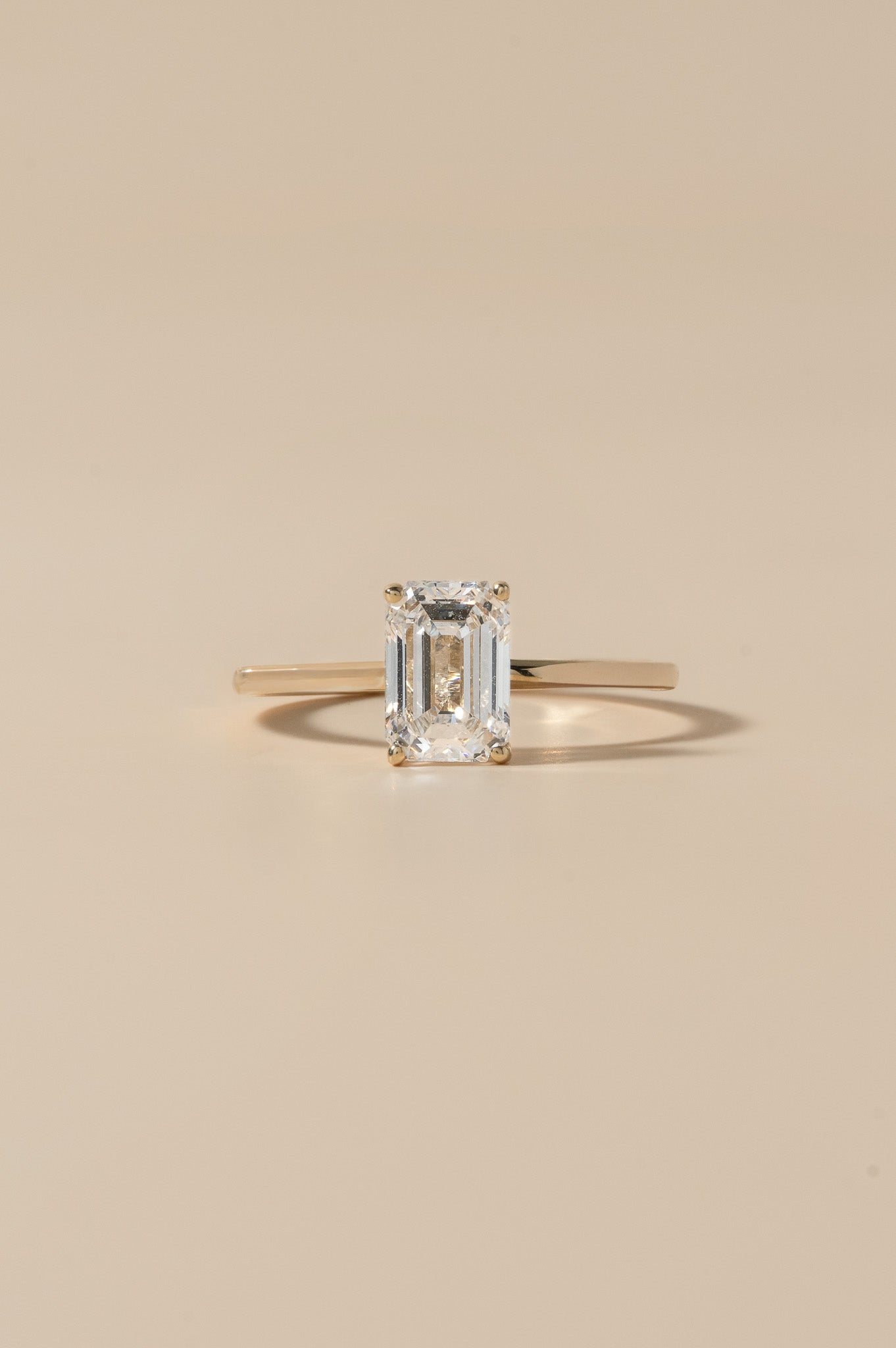 Emerald Cut Diamond Ring