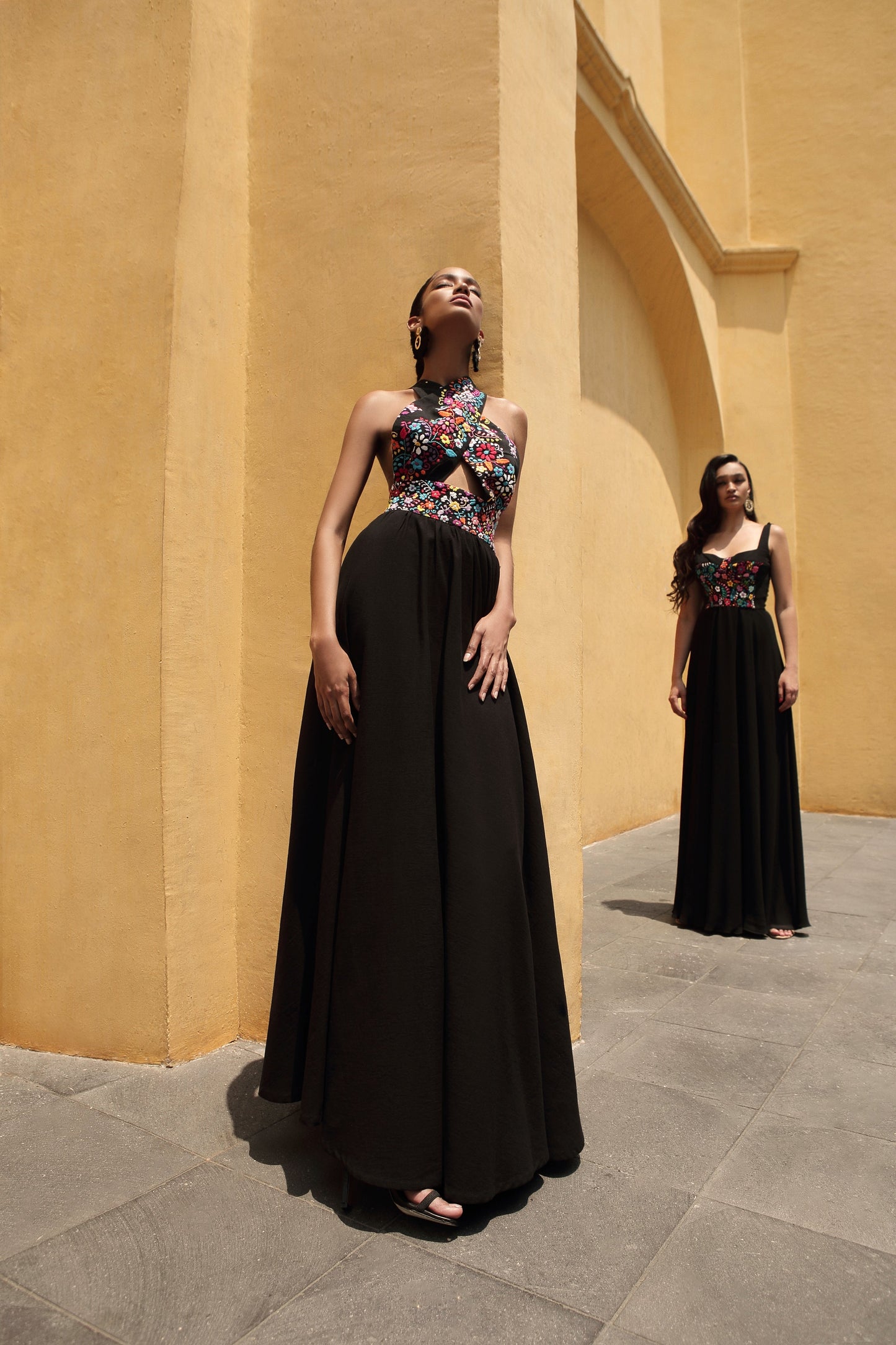 Flora Flora Dress - Cadena Collective