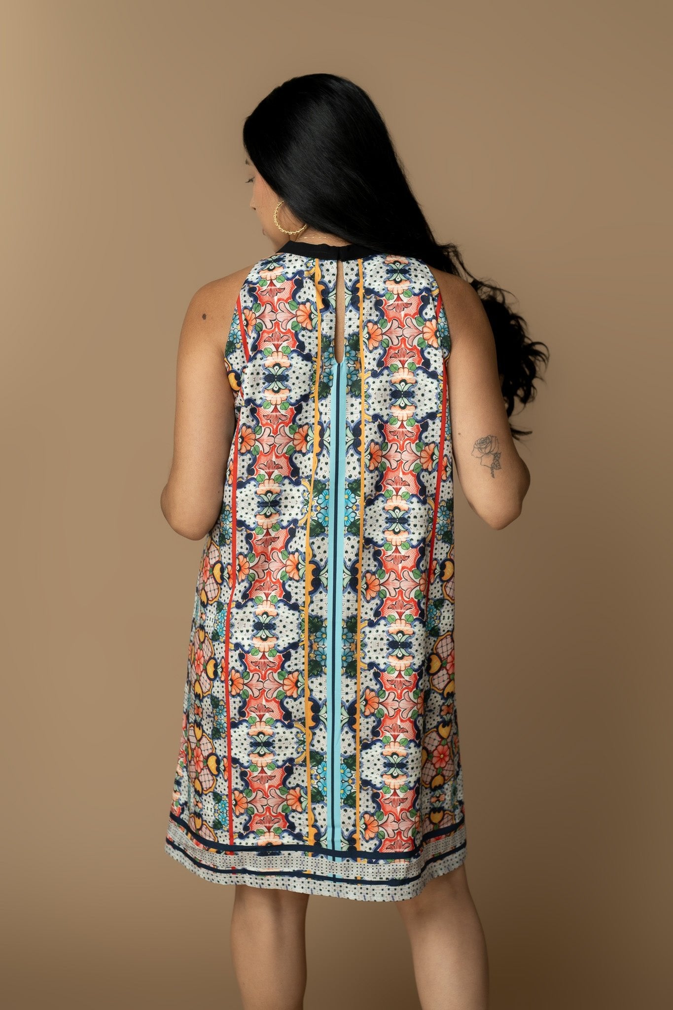 Halter Talavera Dress - Cadena Collective