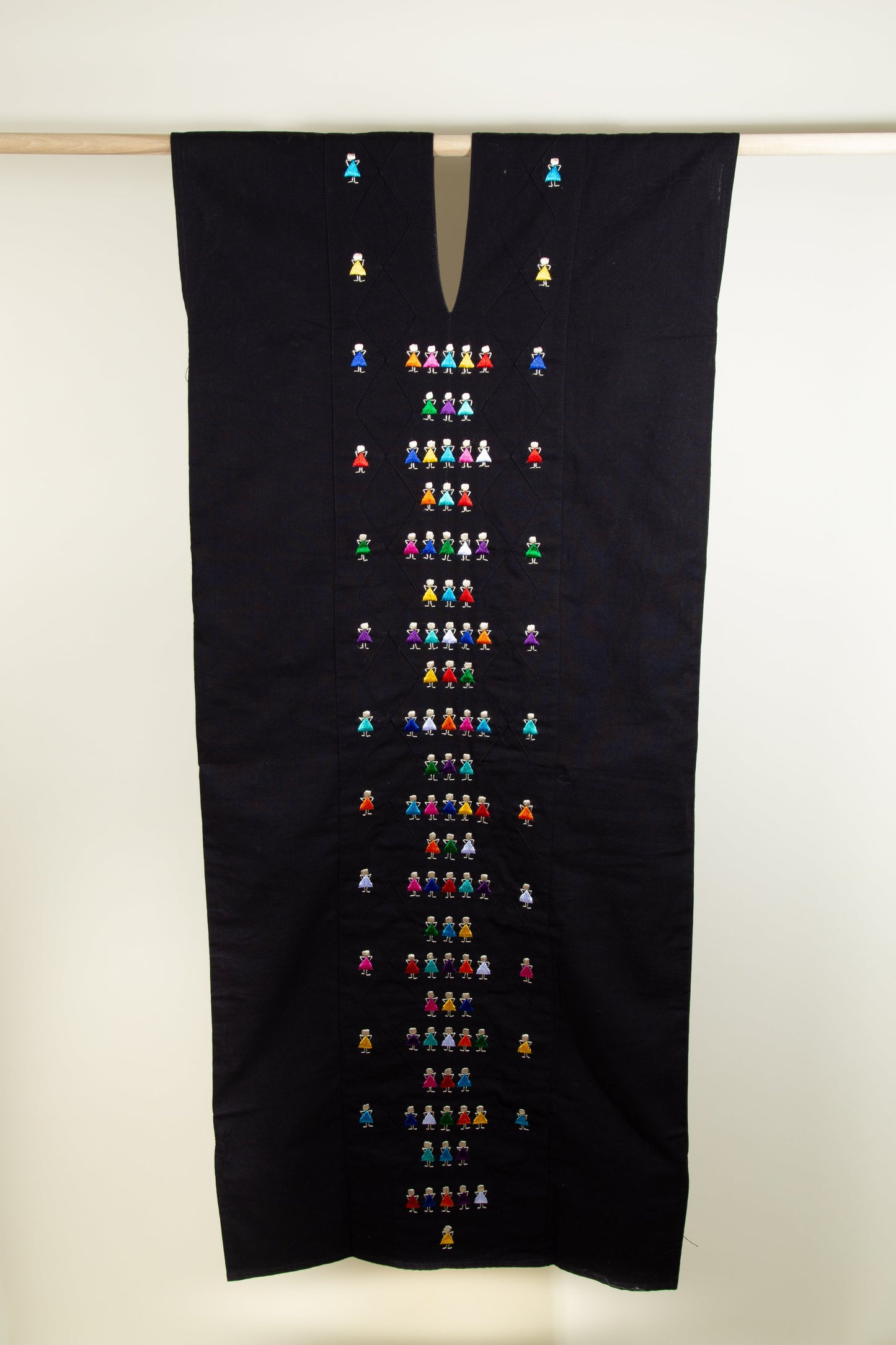 Huipil Largo - Muñequitos - Cadena Collective