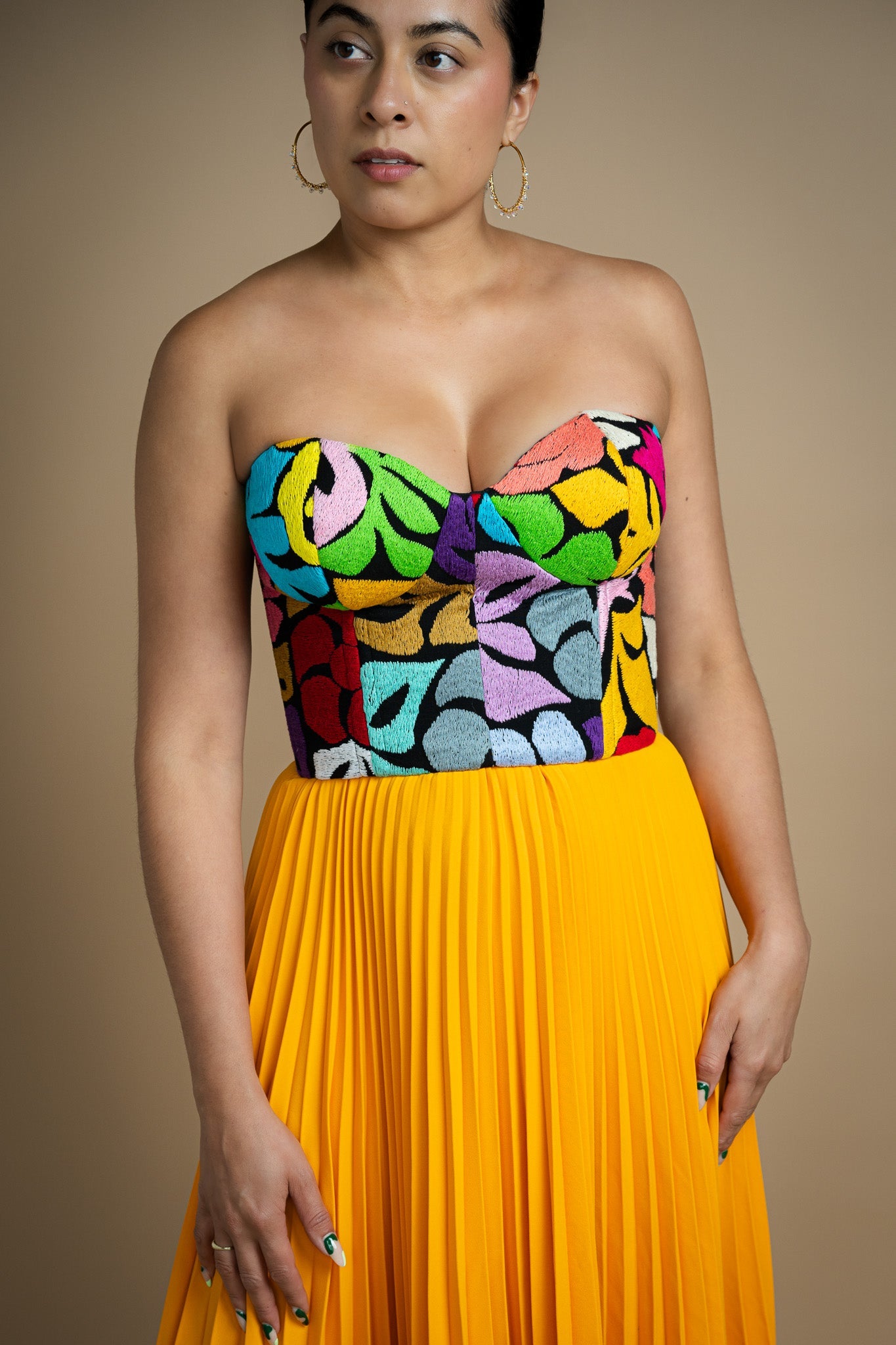 Jalapa de Díaz Strapless Bustier - Cadena Collective