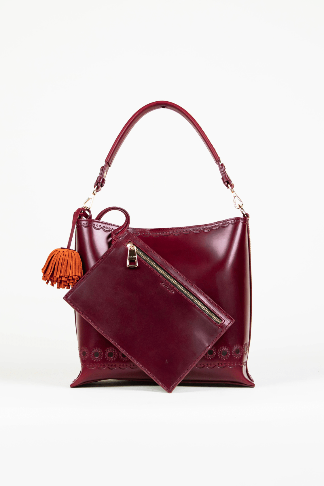 La Maceta Handbag - Red - Cadena Collective