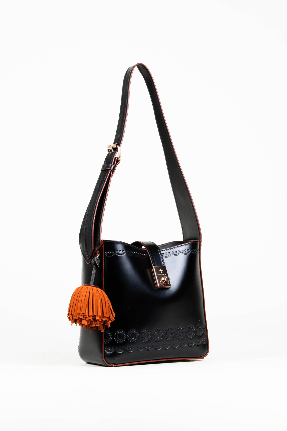 La Maceta Shoulder Bag - Black - Cadena Collective
