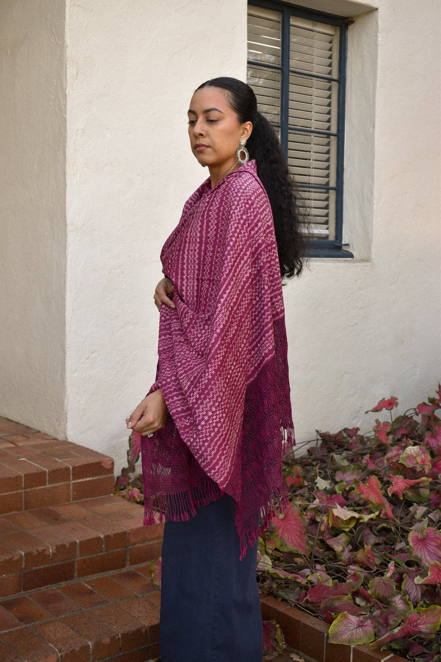 Large Rebozo - Bugambilia - Cadena Collective