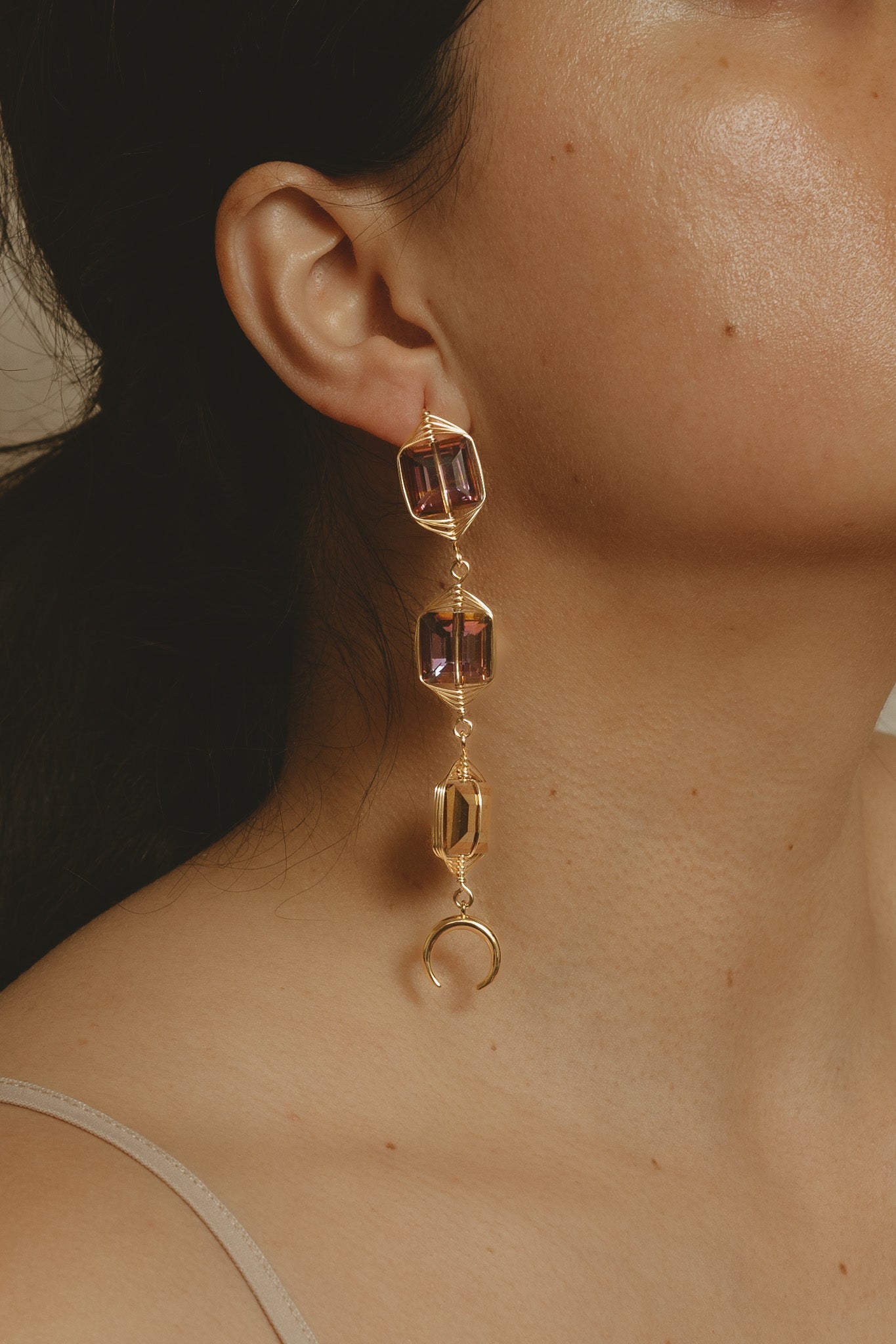 Luna Drop Earrings - Cadena Collective