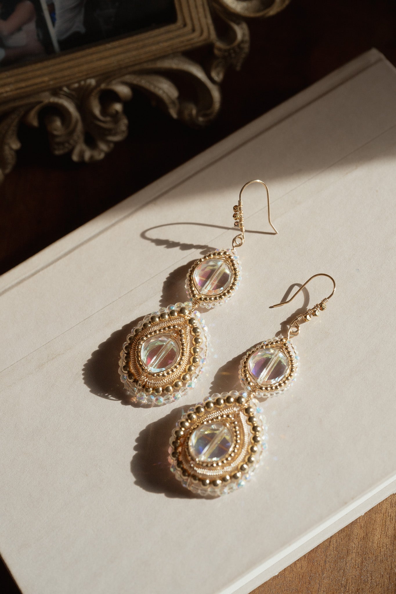 Lunaria Drop Earrings - Cadena Collective