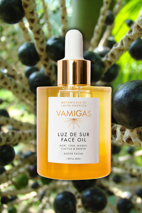 Luz De Sur Face Oil - Acai, Chia, Maqui & Prickly Pear