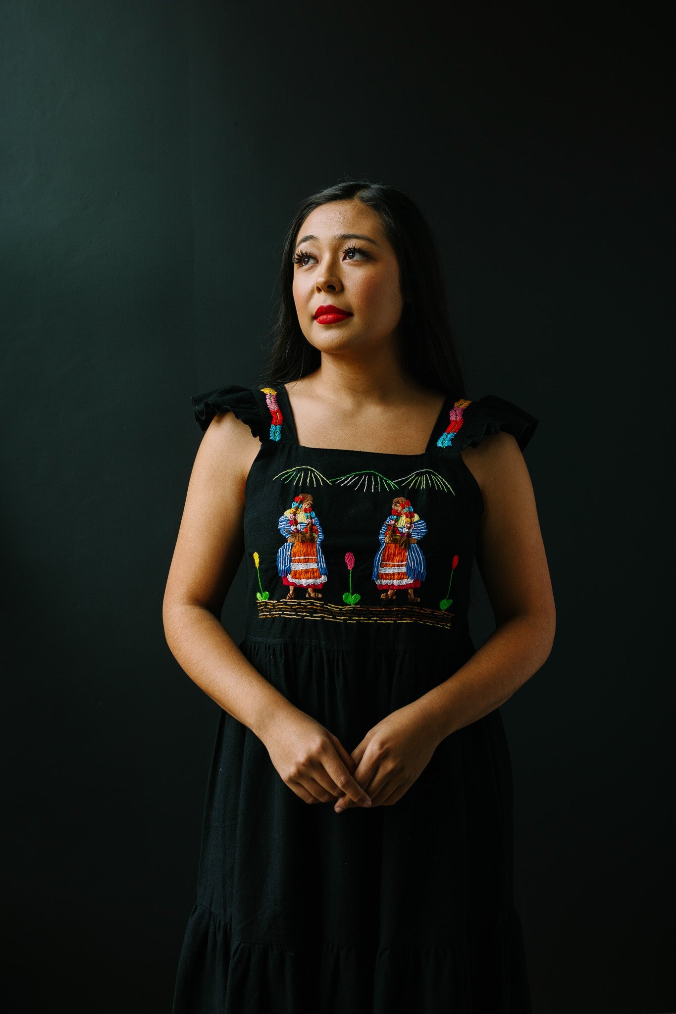 Maxi Vestido Michoacano - Cadena Collective