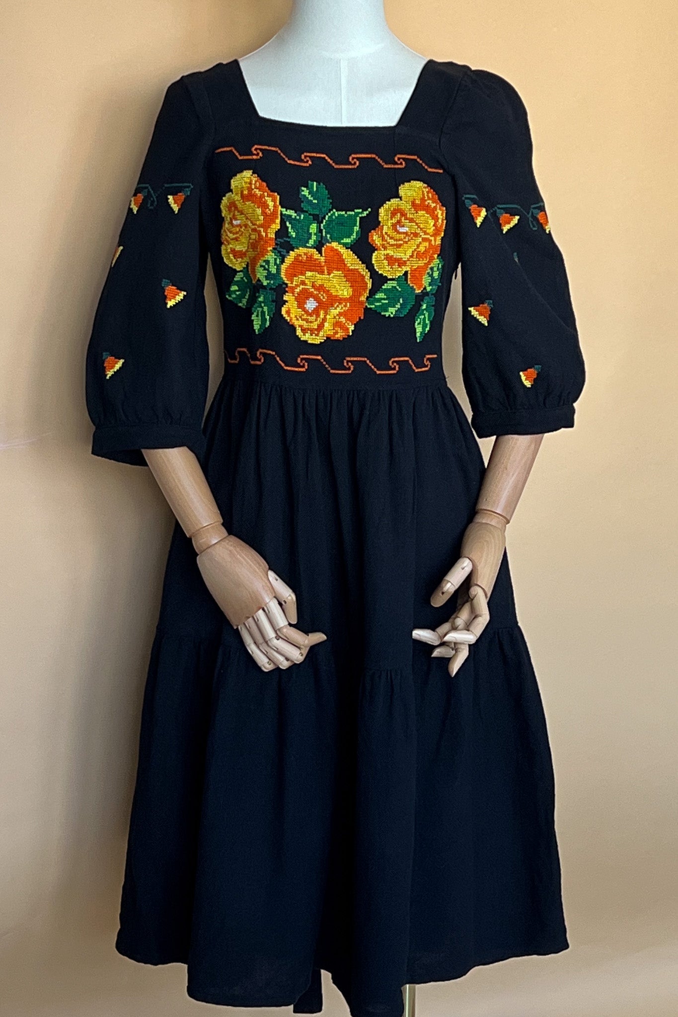 Midi Obdulia Dress - Cadena Collective