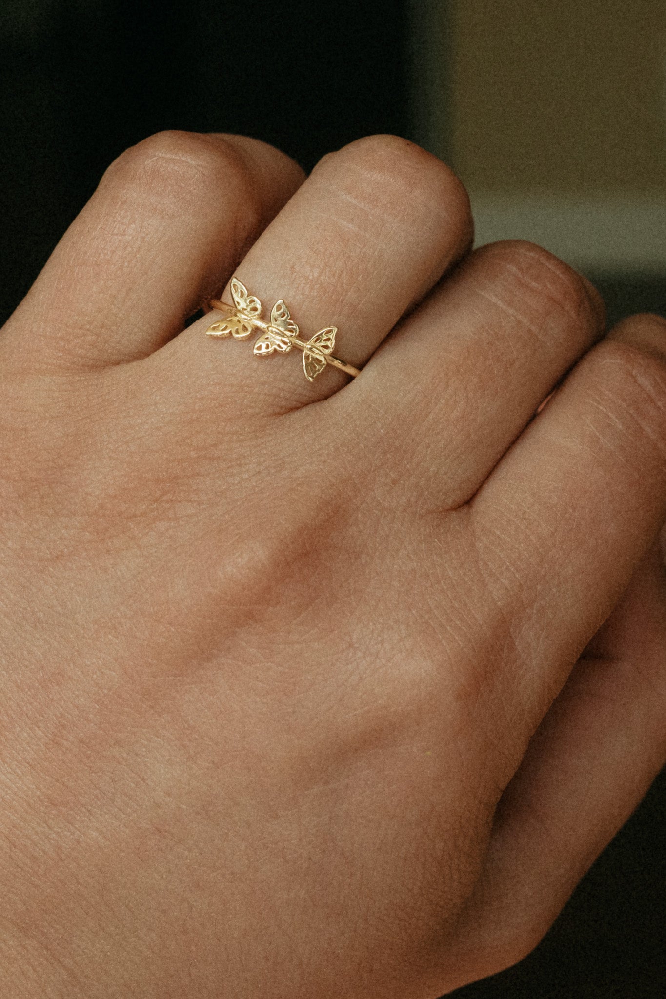 Monarch Butterfly Ring - Cadena Collective