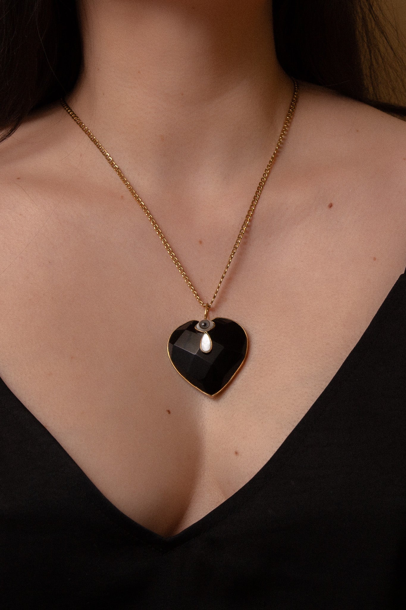 Obsidian 'Lagrimas' Necklace - Cadena Collective