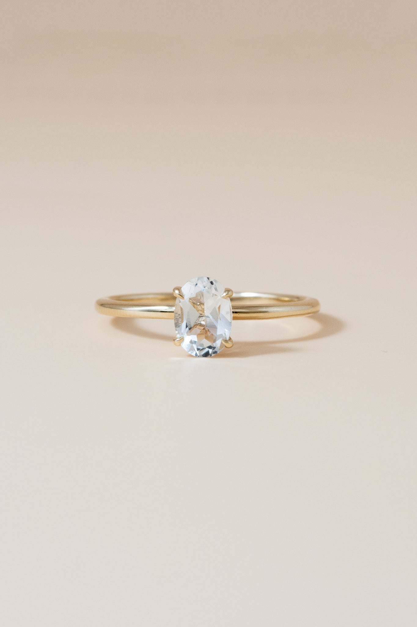 Oval Diamond Solitaire Ring - Cadena Collective