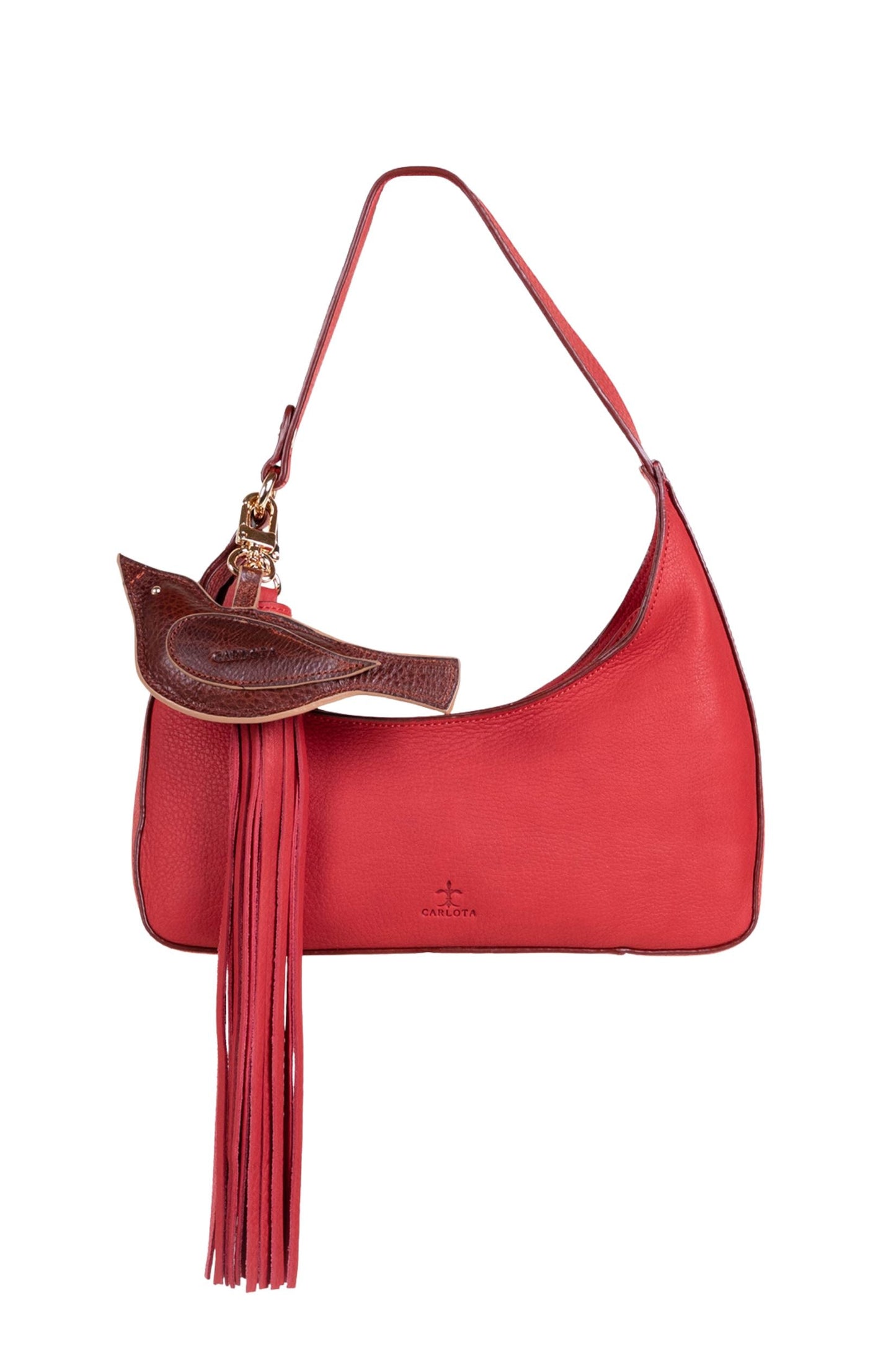 Pájaro Asymmetric Baguette Bag - Red - Cadena Collective