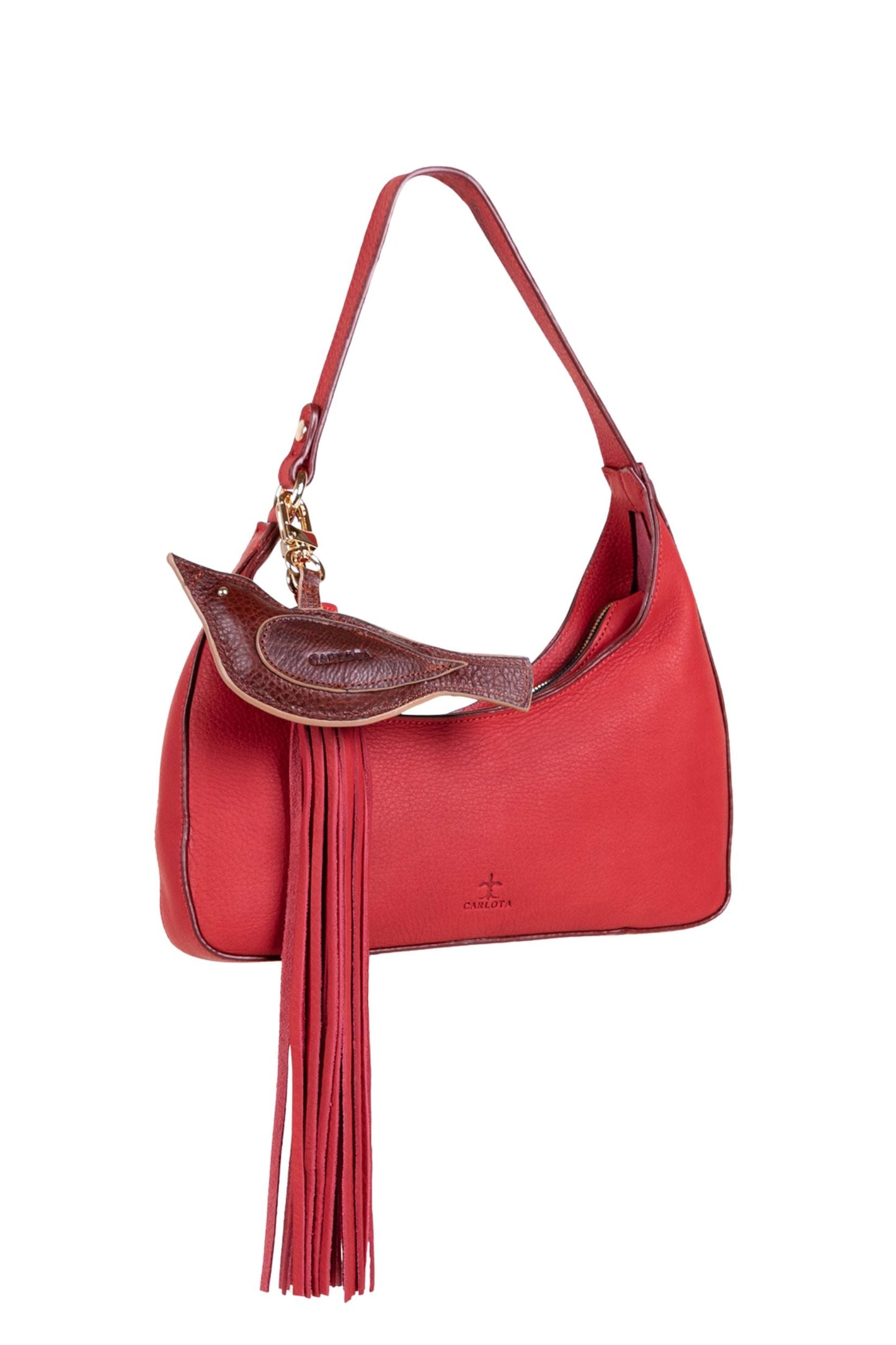 Pájaro Asymmetric Baguette Bag - Red - Cadena Collective