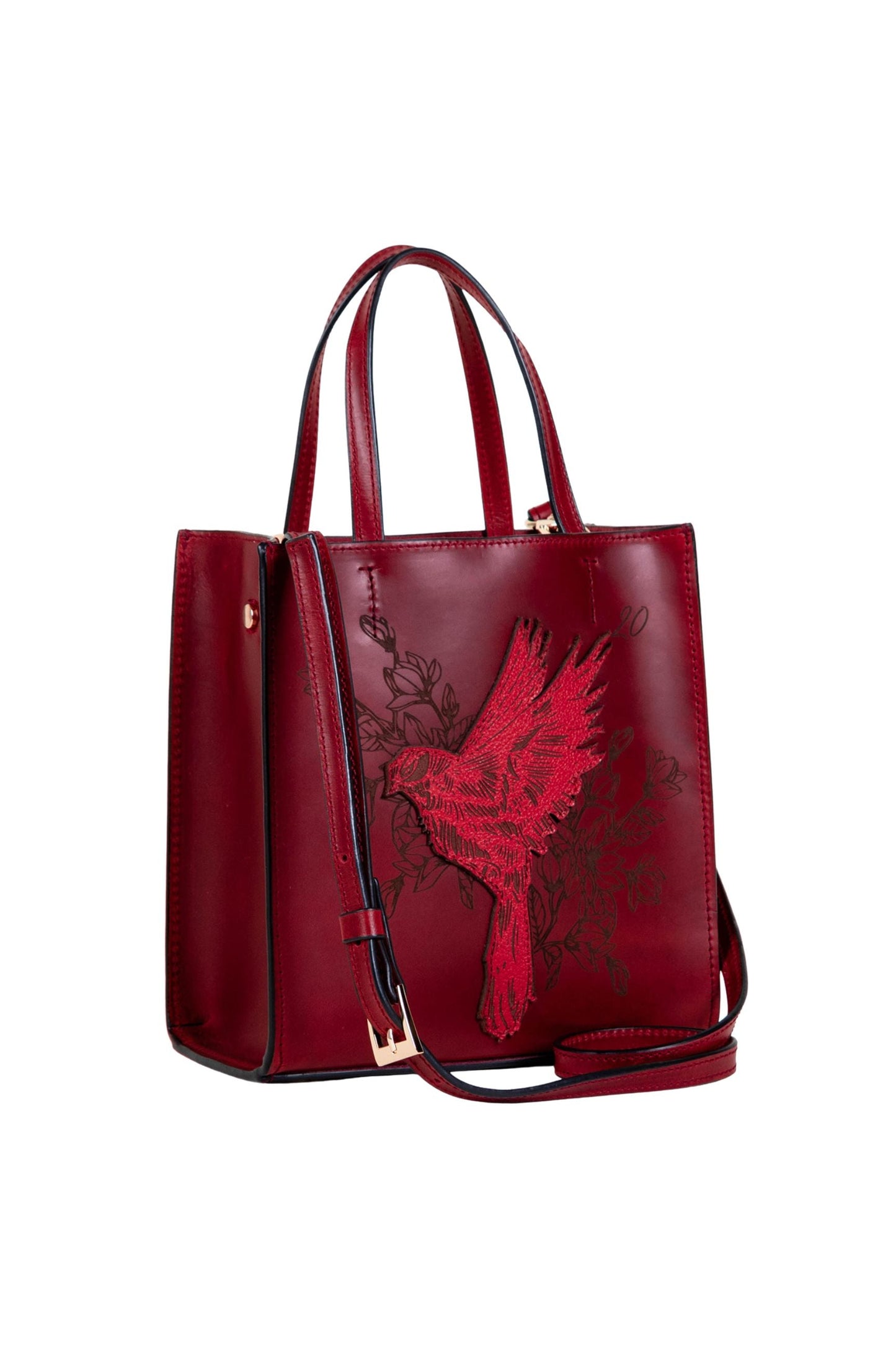 Pájaro Baby Tote - Red - Cadena Collective